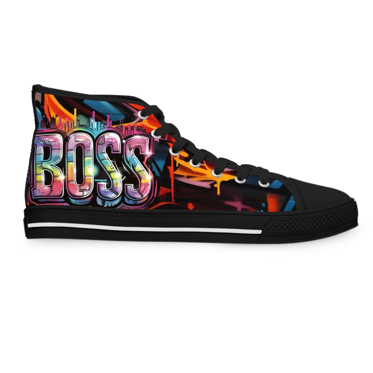 Sneakers Graffiti Boss Female Sk8 High Top
