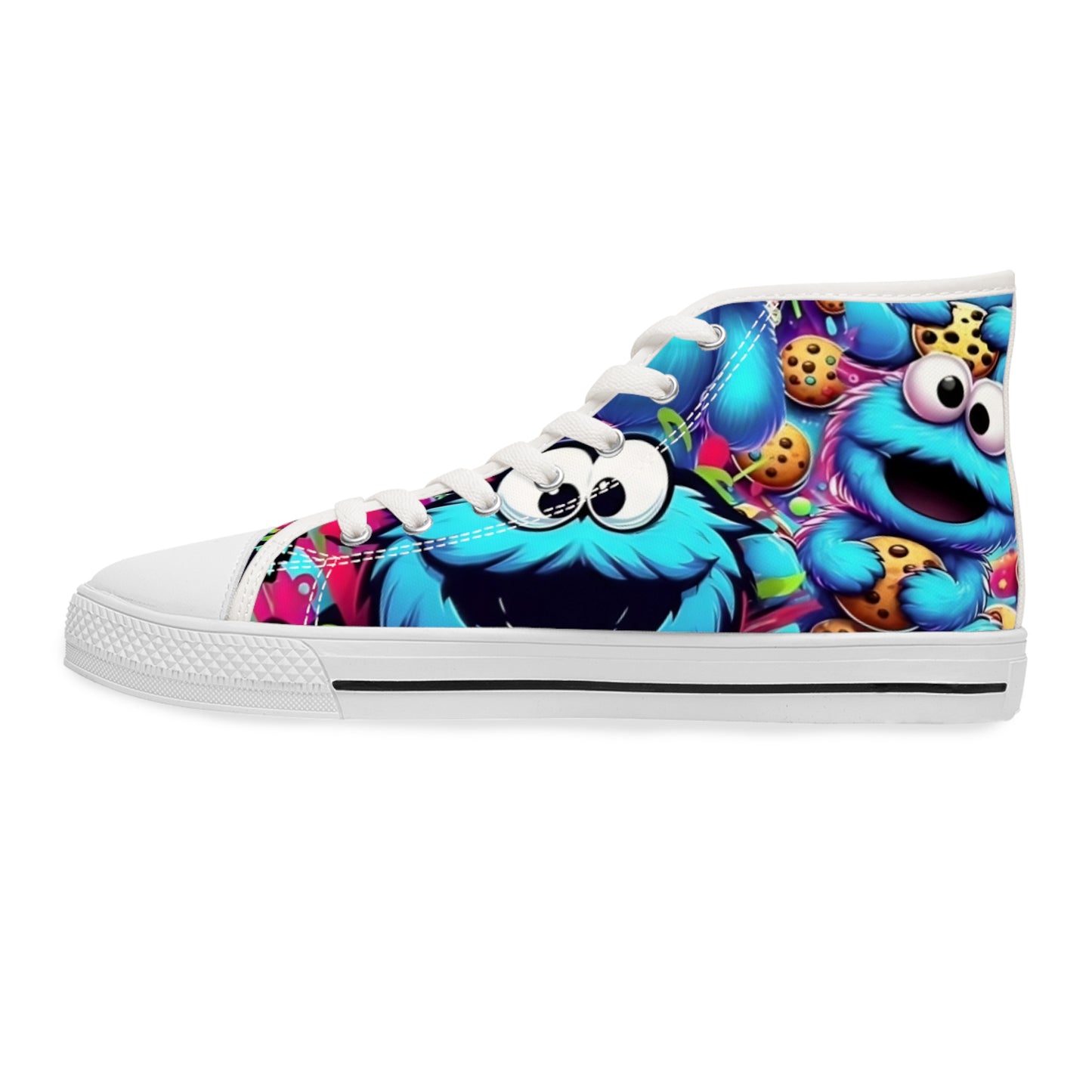 Cookie Monster High Top Sneakers