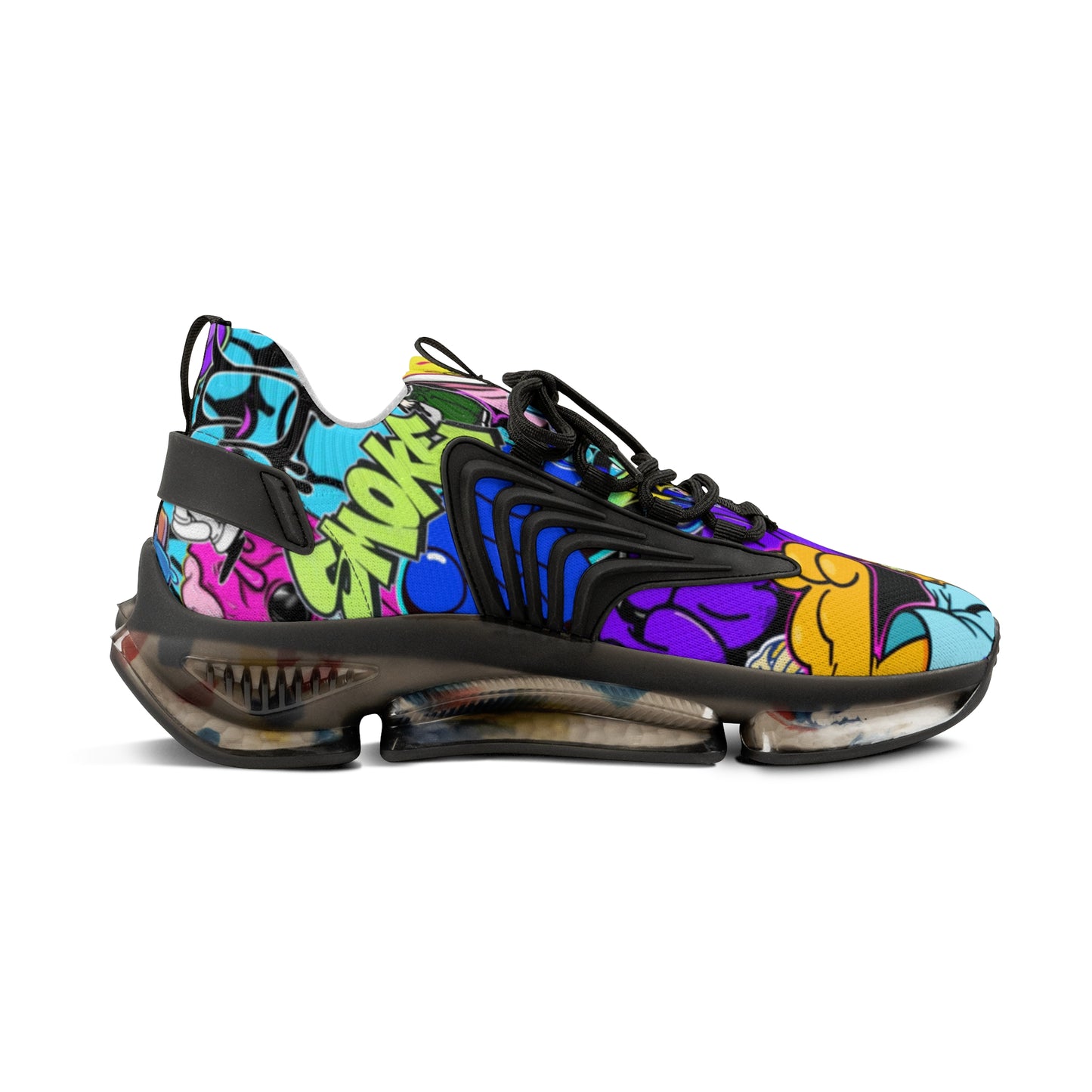Men's Sneakers - Graffiti Style Shoes for Men