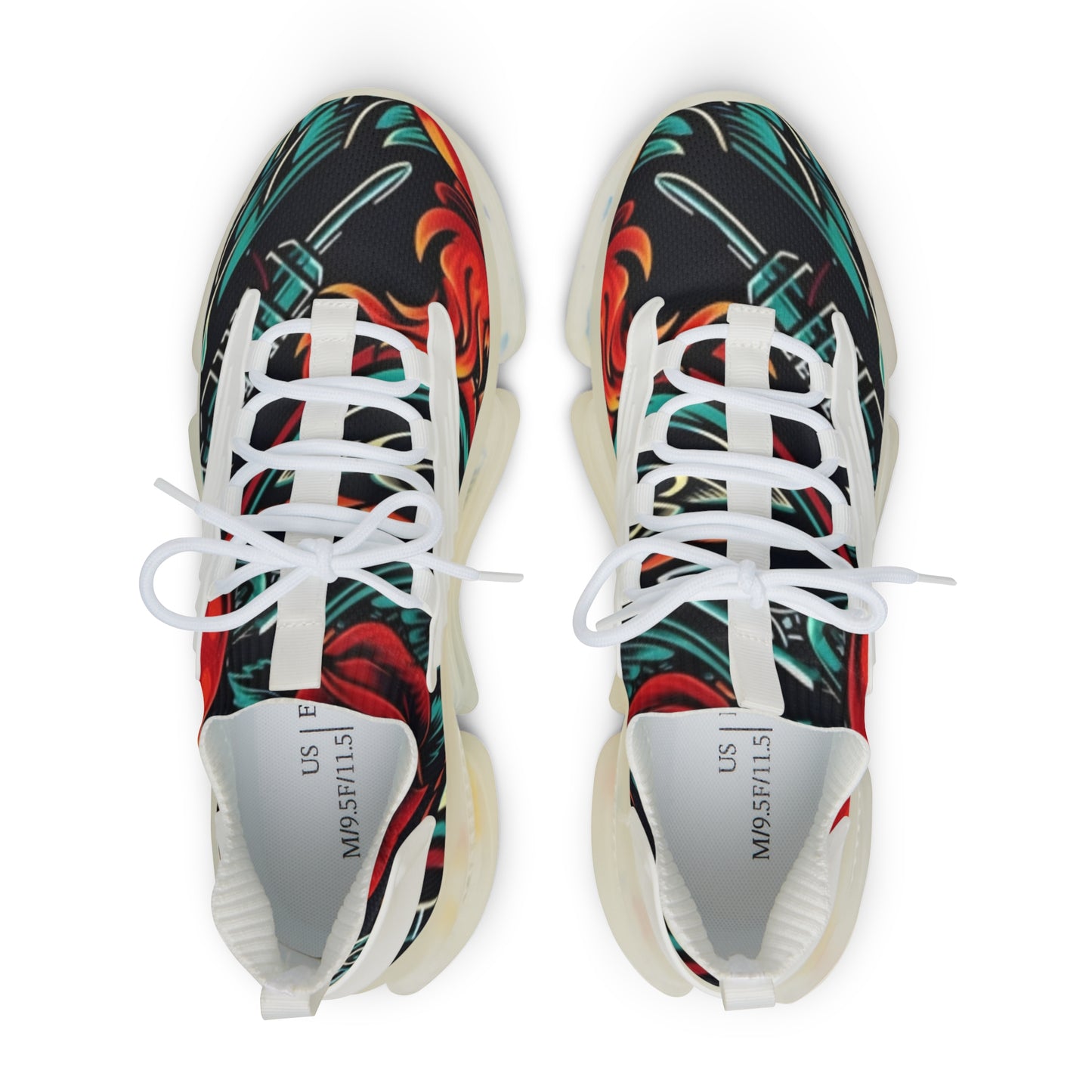 Mesh Sneakers - Tattoo Design for Men