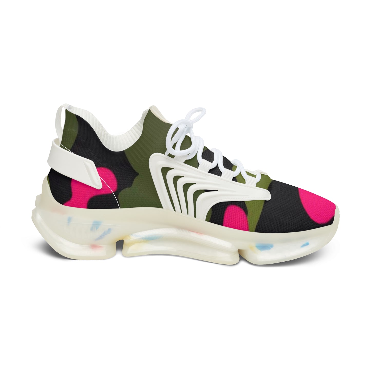 Vibrant Women's Mesh Sneakers - Colorful Athletic Shoes for Running, Casual Wear, Fitness, Travel, Trendy Style