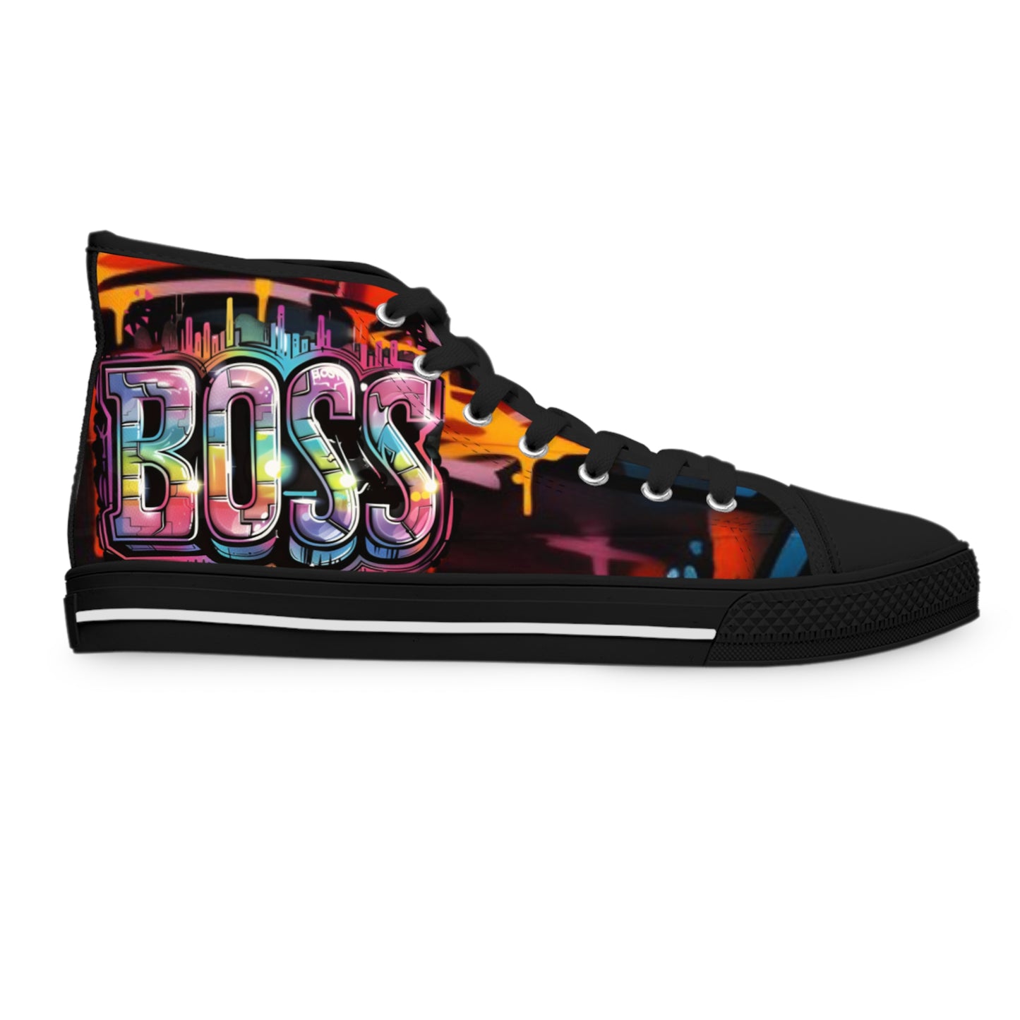 Sneakers Graffiti Boss Female Sk8 High Top