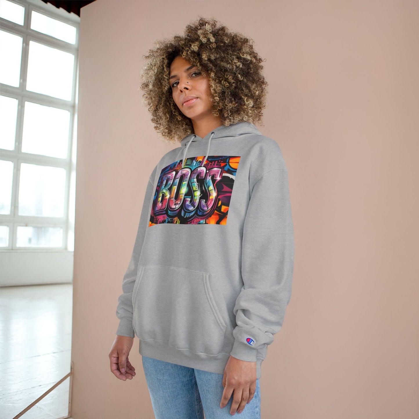 Boss Graffiti Hoodie - Street Style Sweatshirt, Urban Fashion, Gift for Him/Her, Trendy Outfit, Unique Graphic Apparel