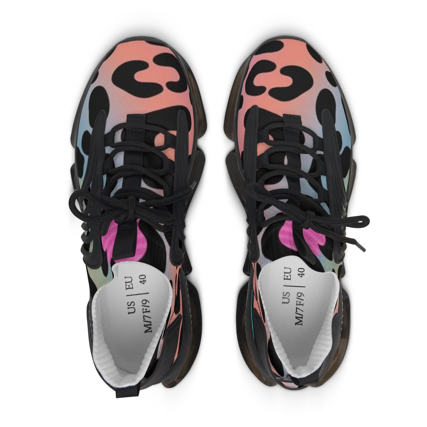 Sneakers - Cheetah Print Women's Mesh Sneakers