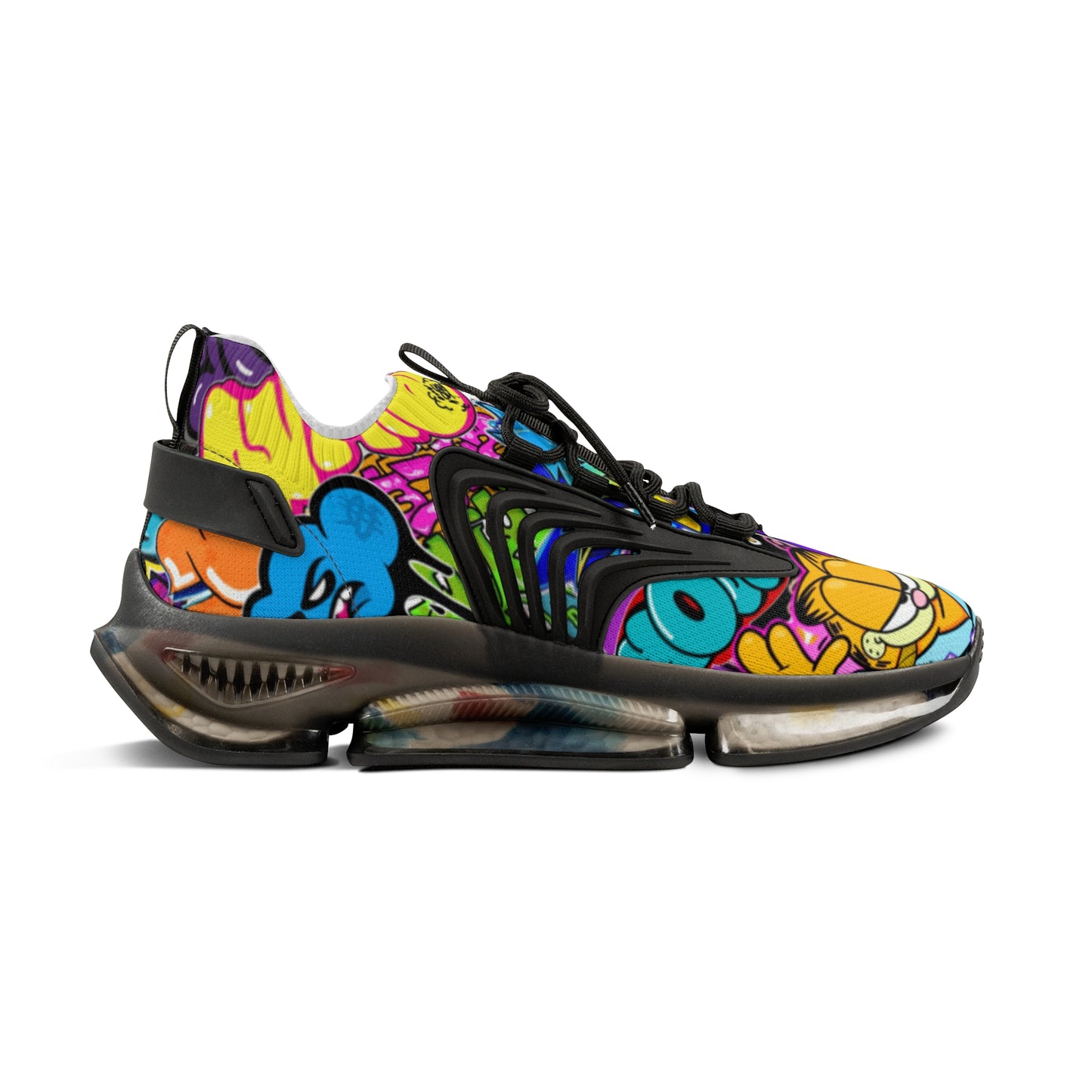 Men's Sneakers - Graffiti Style Shoes for Men