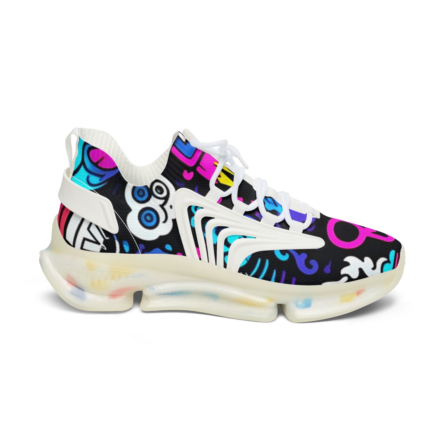 Colorful Women's Mesh Sneakers - Stylish Athletic Shoes, Trendy Footwear, Unique Sneakers, Casual Fashion, Gifts for Her