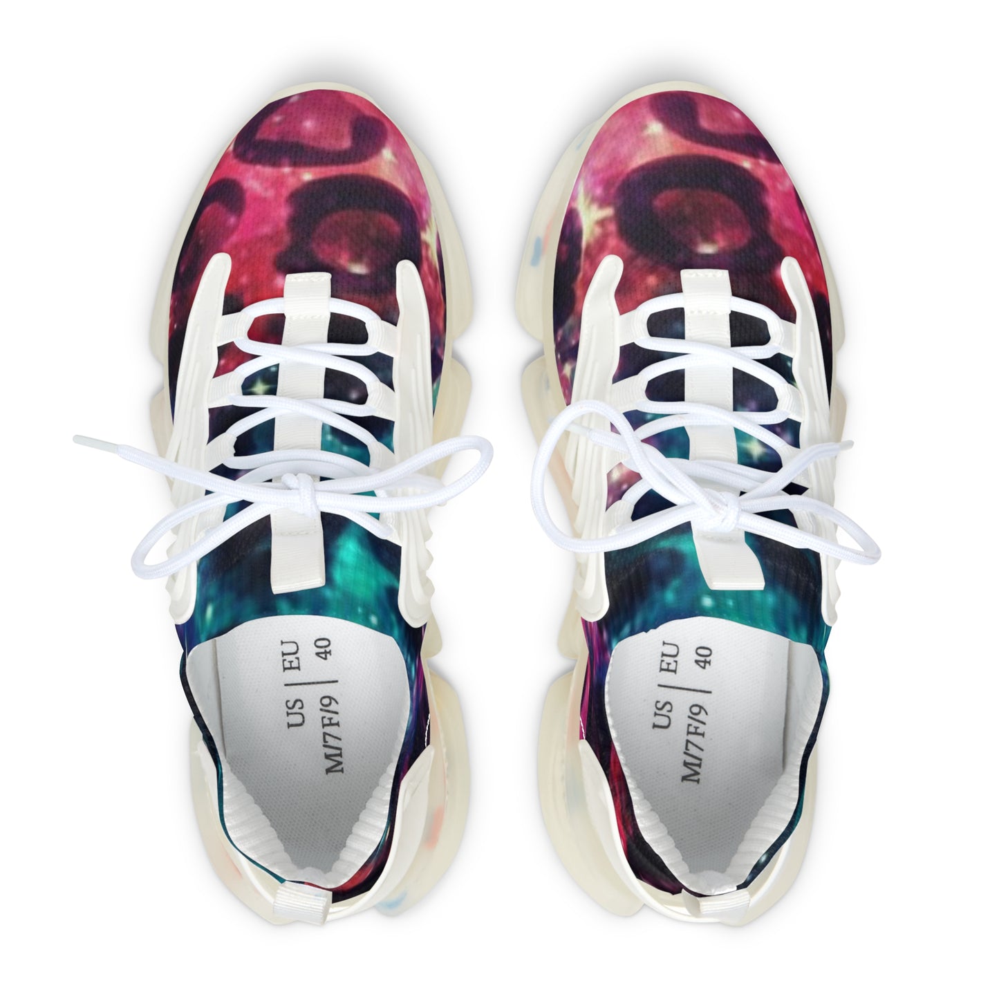 Mesh Sneakers - Space Cheetah Print Women's Shoes