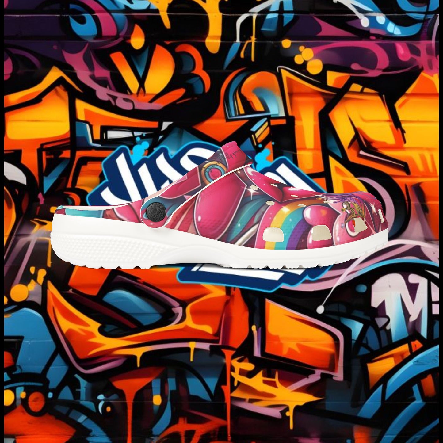 Foam Shoes - Queen with Colorful Design