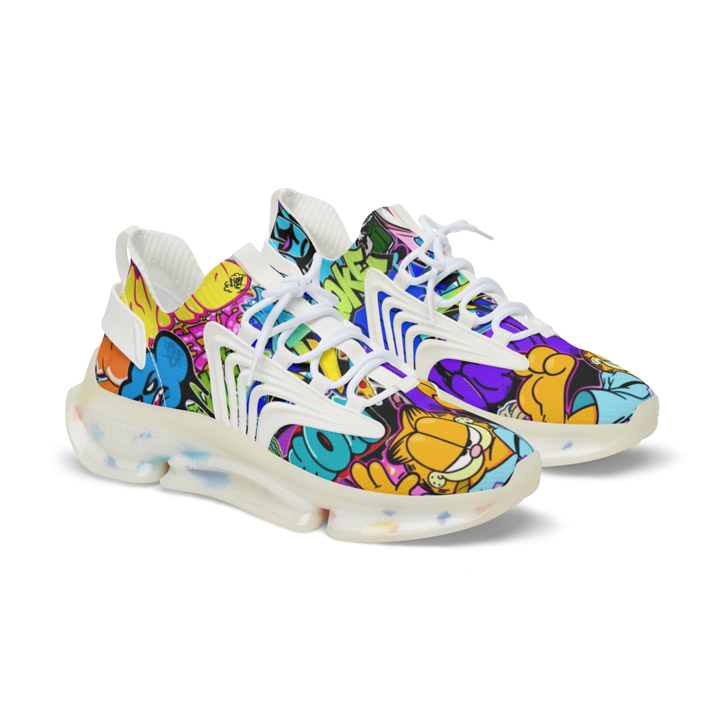 Men's Sneakers - Graffiti Style Shoes for Men