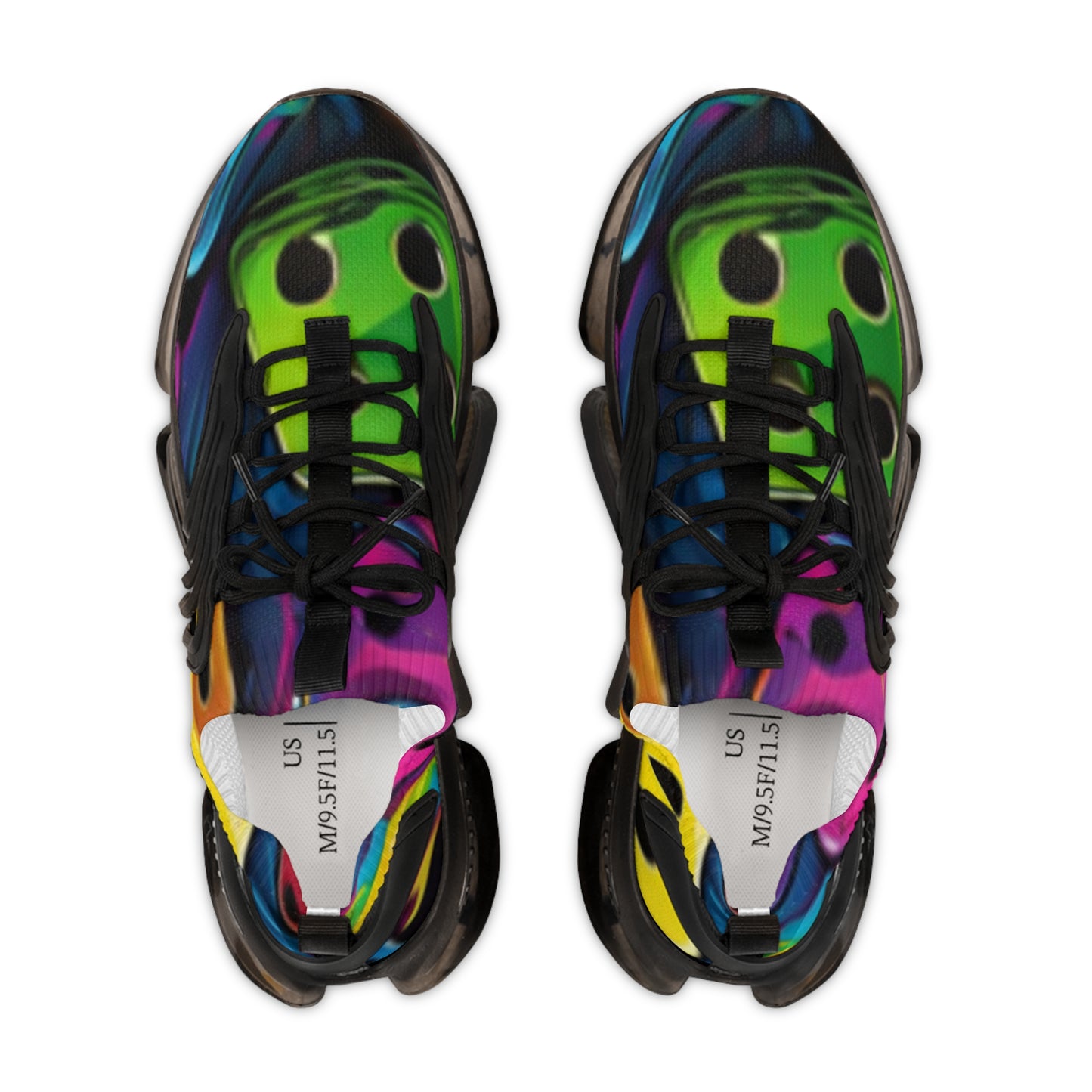 Roll the dice Men's Mesh Sneakers, Trendy Athletic Shoes, Colorful Casual Footwear, Statement Sneakers, Unique Sports Shoes