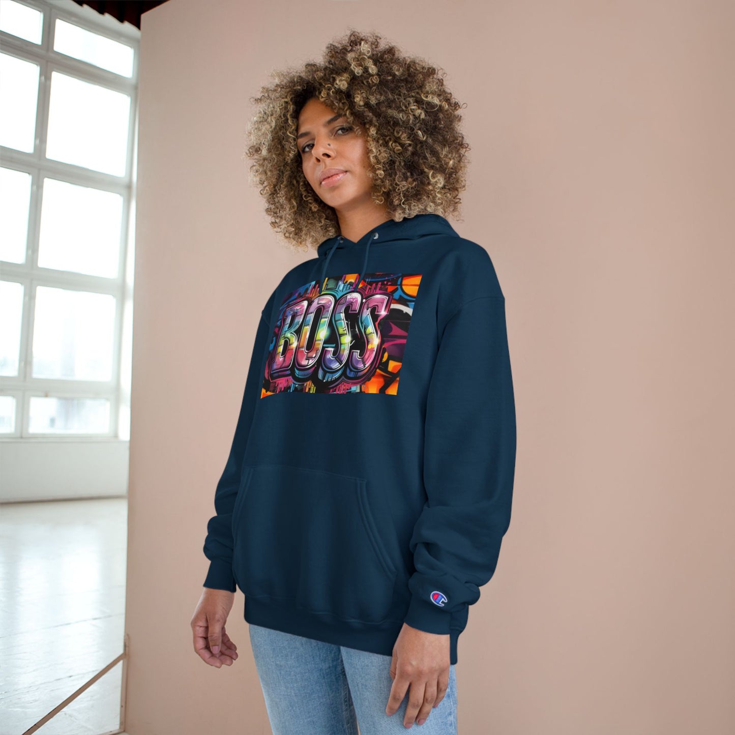 Boss Graffiti Hoodie - Street Style Sweatshirt, Urban Fashion, Gift for Him/Her, Trendy Outfit, Unique Graphic Apparel