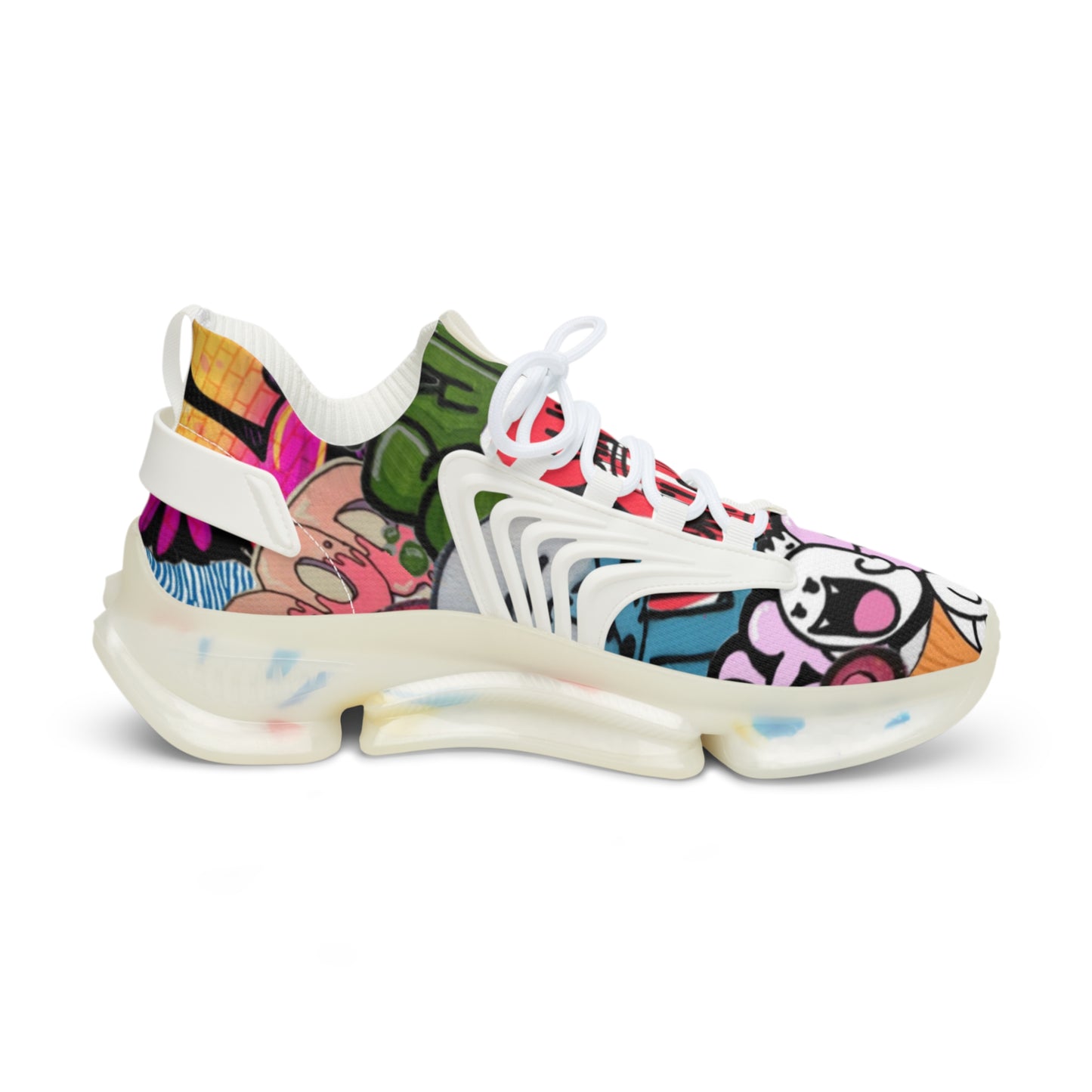 Colorful Men's Mesh Sneakers for Trendy Casual Wear, Street Style Shoes, Athletic Footwear, Unique Gift for Fashion Lovers