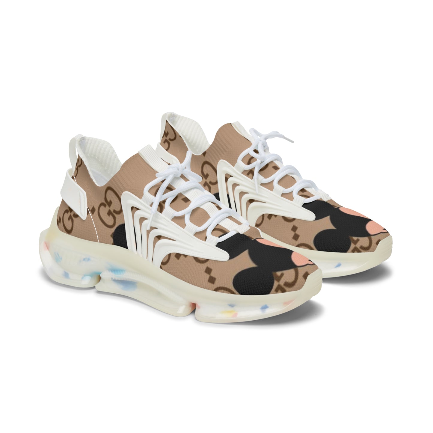 Sneakers - Mickey Mouse Gucci Design for Women