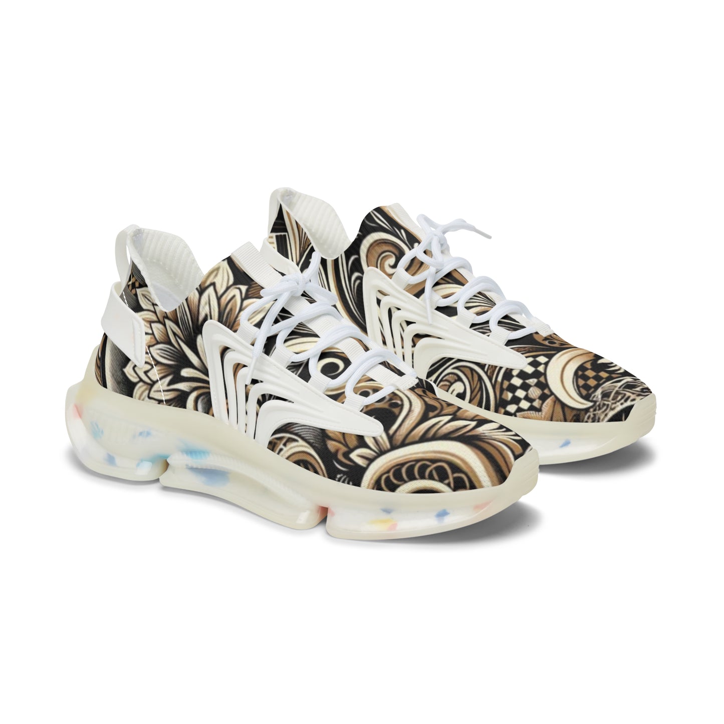 Stylish Women's Mesh Sneakers, Trendy Athletic Shoes, Fashion Footwear, Comfortable Sports Sneakers, Unique Casual Shoes