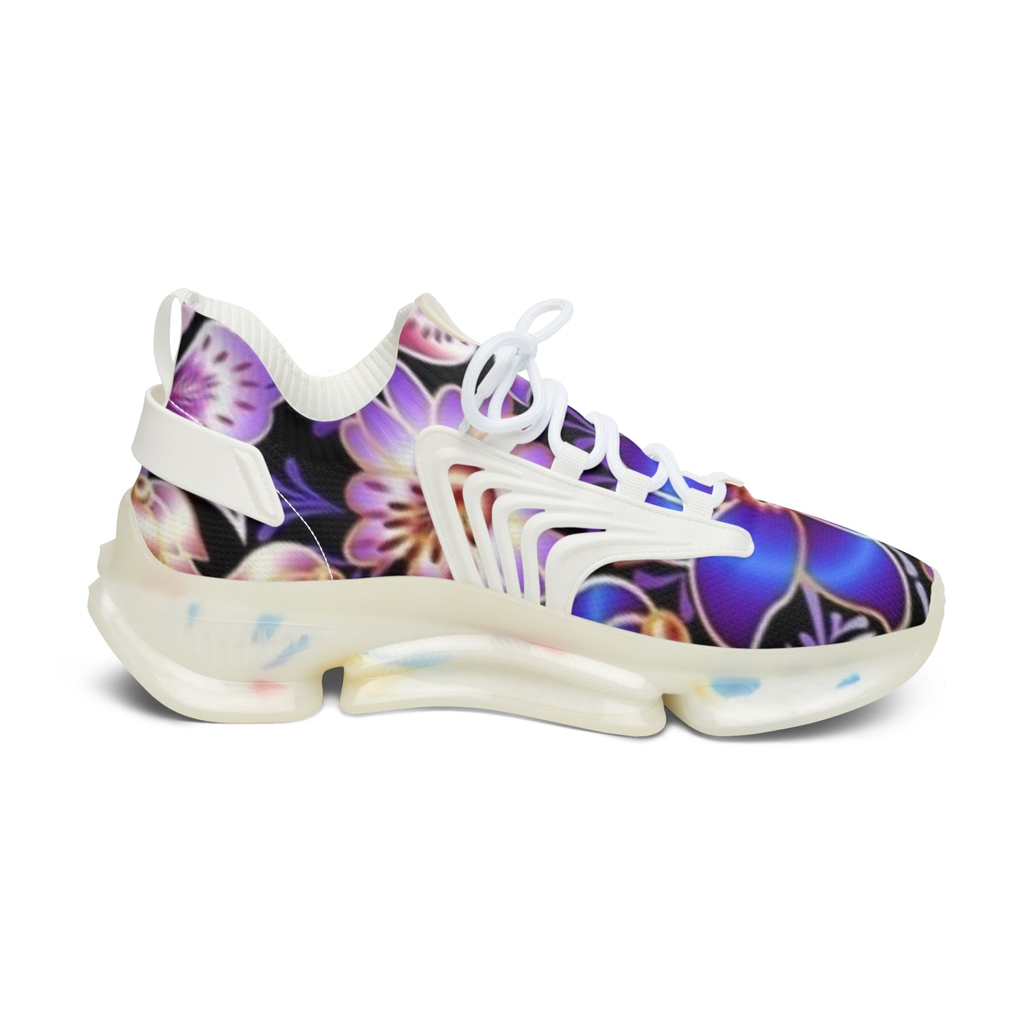 Floral Print Women's Mesh Sneakers | Stylish Comfort, Fitness, Casual Wear, Trendy Footwear, Spring Fashion