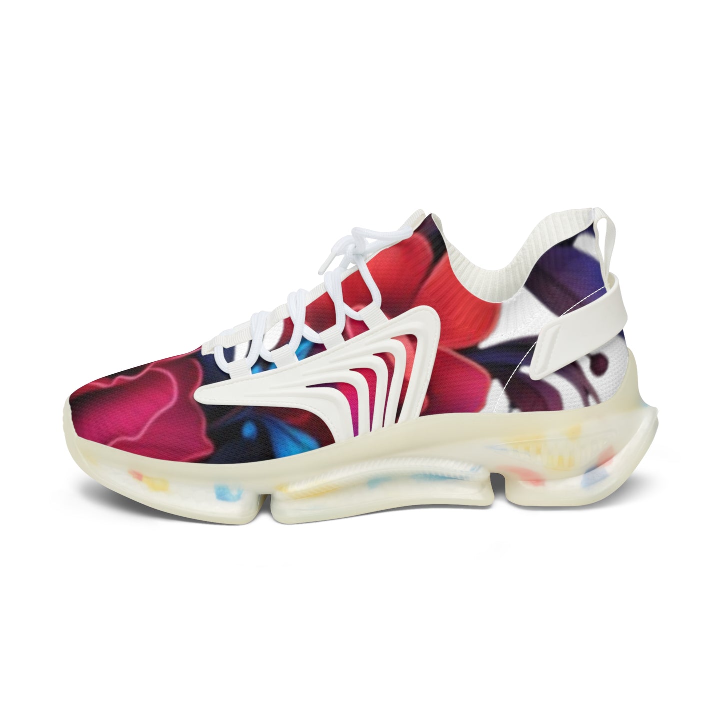 Flower design Women's Mesh Sneakers - Stylish Athletic Shoes for Everyday Wear, Workout, Casual Outings, Travel, Gift for Her