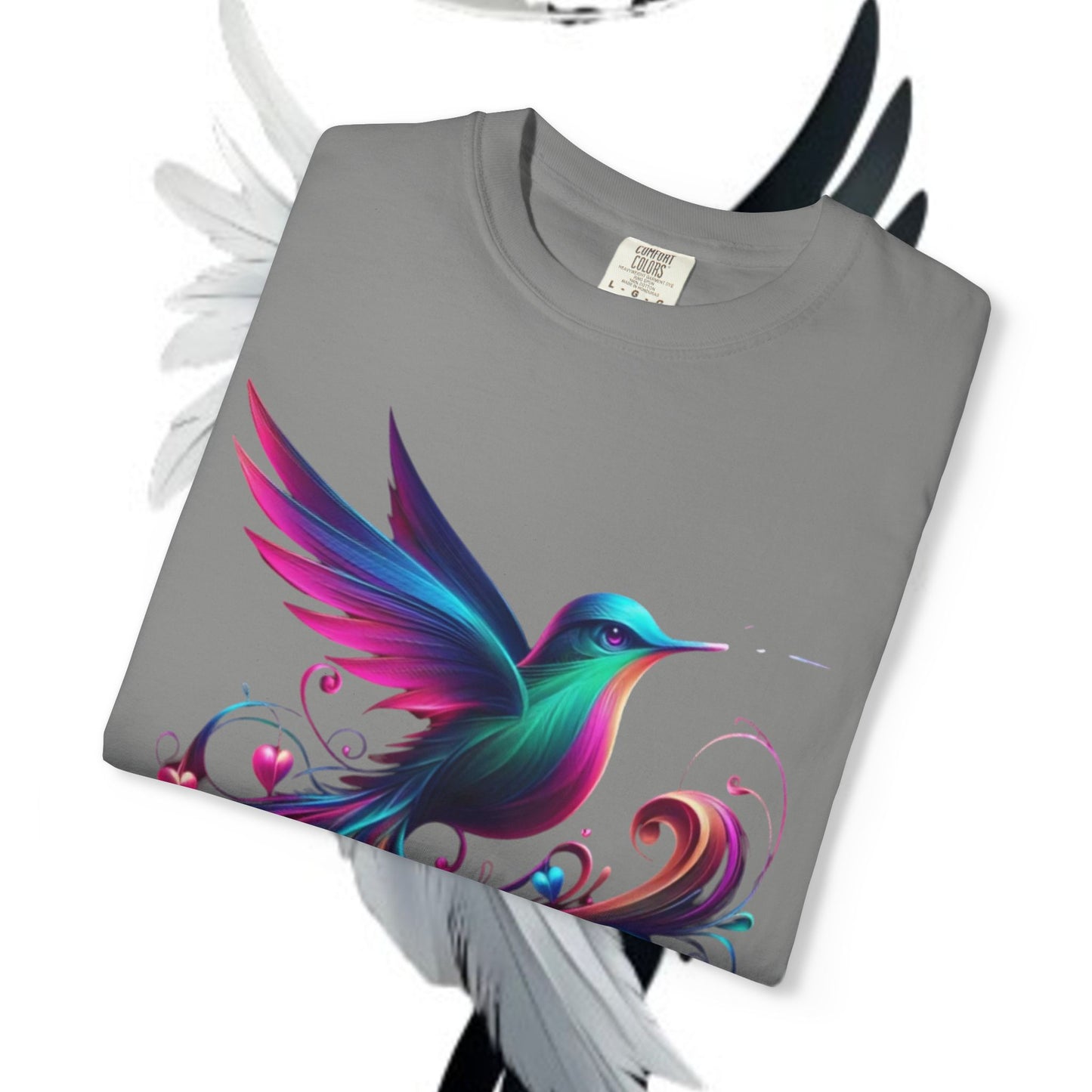 Garment-Dyed T-shirt - Freedom is a Blessing Design