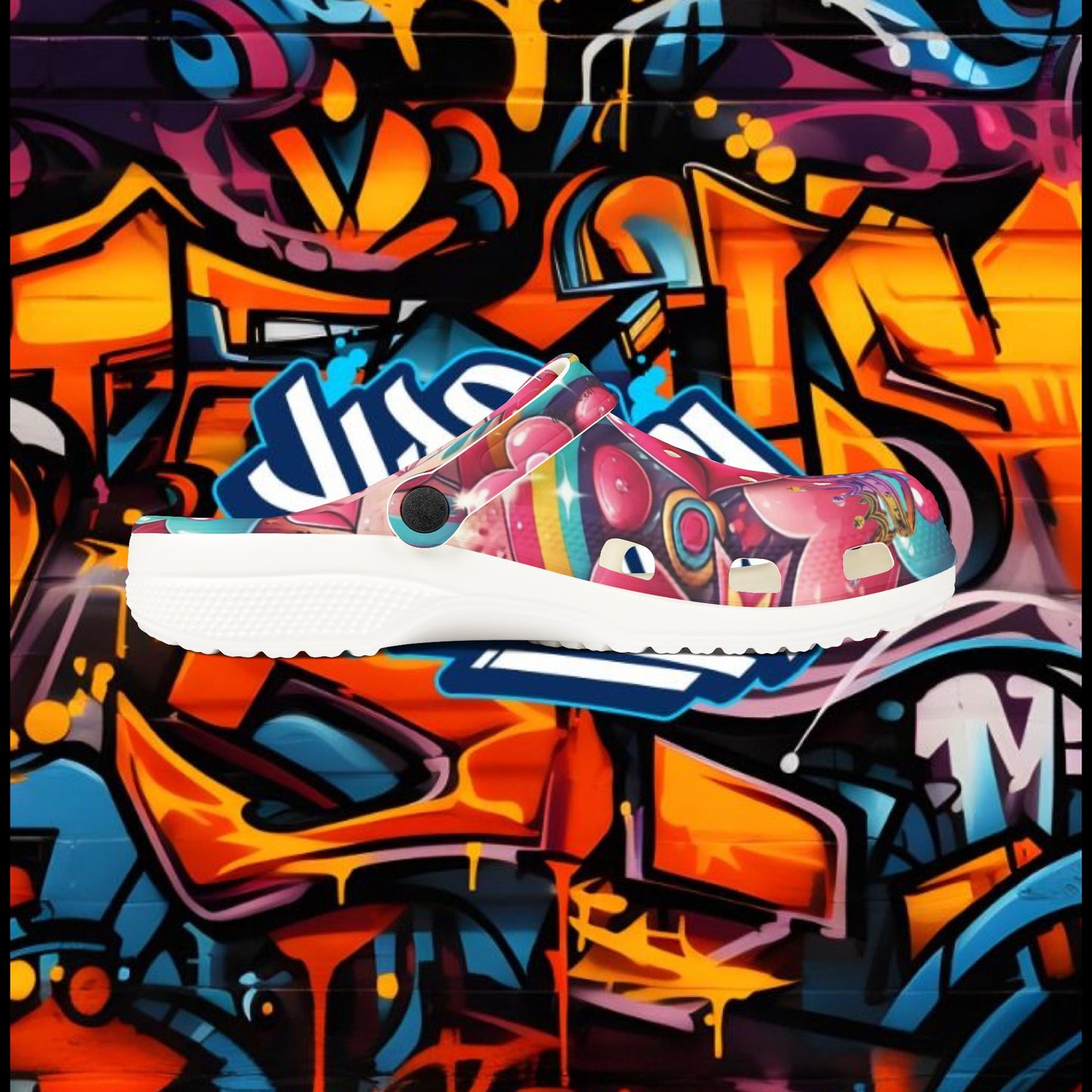 Foam Shoes - Queen with Colorful Design
