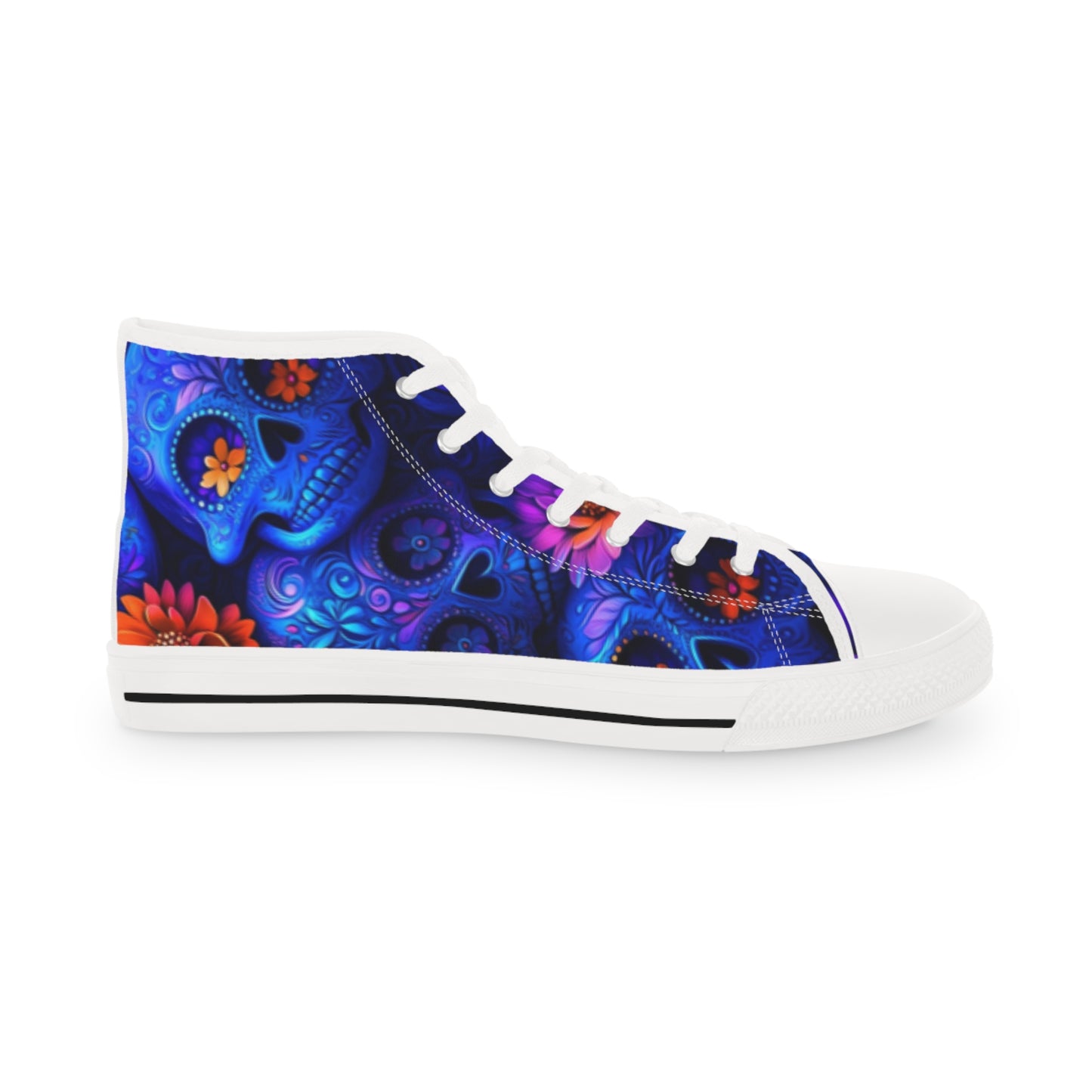 Vibrant High Top Sneakers for Men | Stylish Casual Footwear, Unique Gift for Him, Trendy Streetwear, Festival Shoes, Comfortable Sneakers