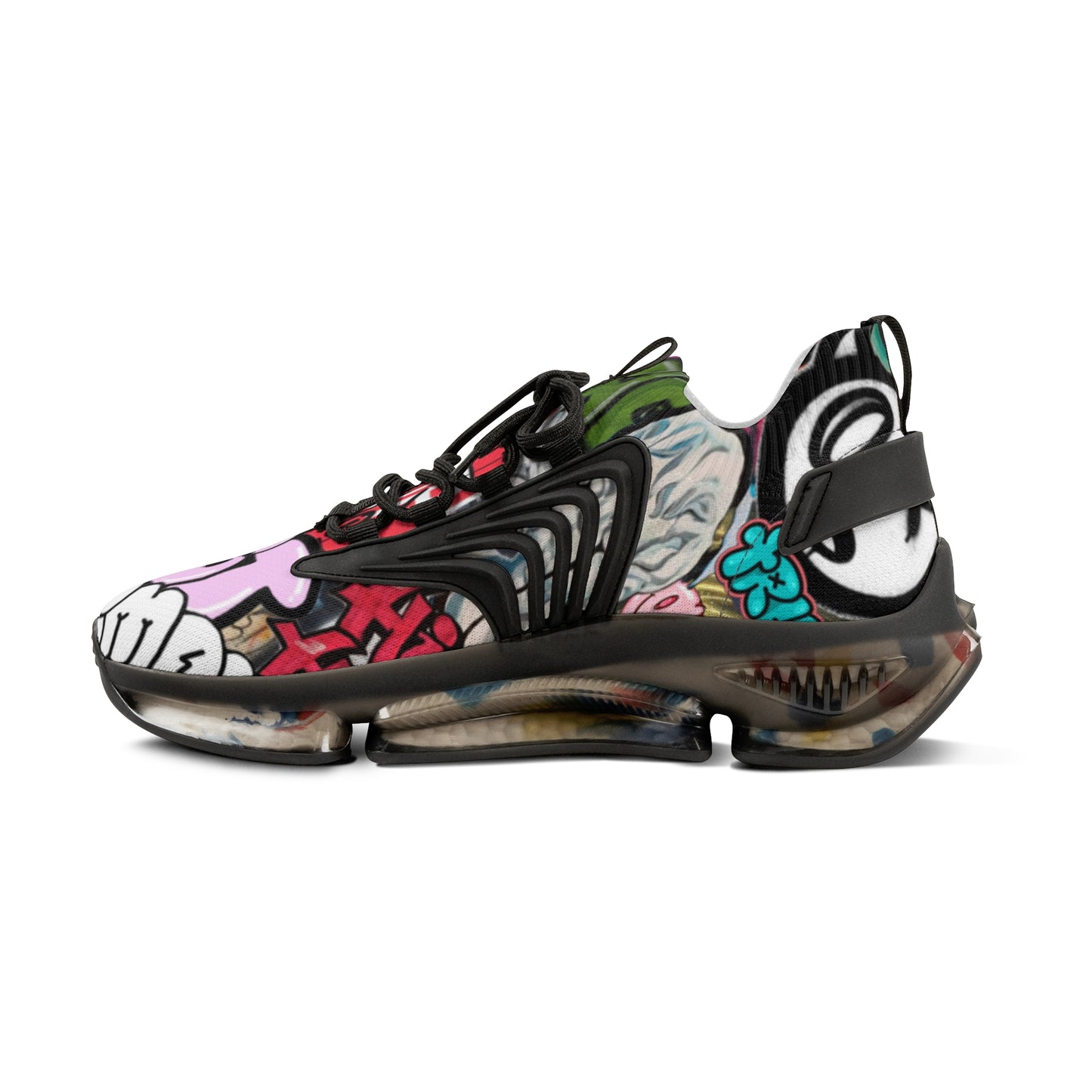 Colorful Men's Mesh Sneakers for Trendy Casual Wear, Street Style Shoes, Athletic Footwear, Unique Gift for Fashion Lovers