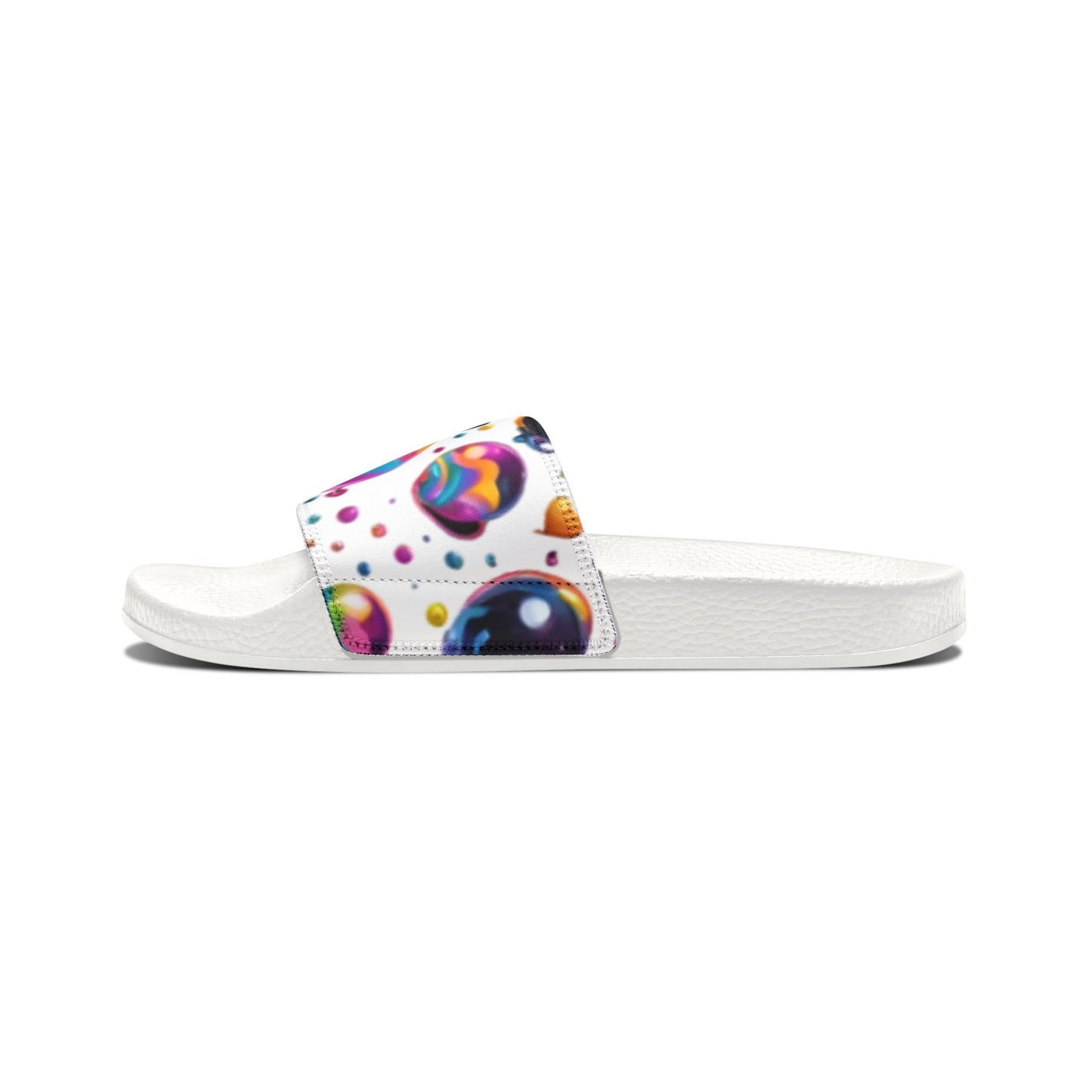 Sandals Slides - Candy Rain Design Removable-Strap Women's Shoes