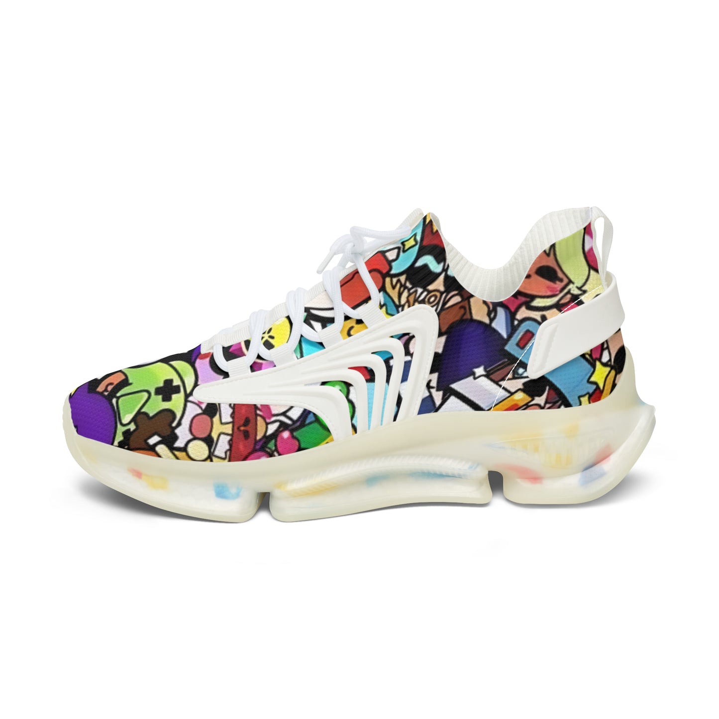 Stylish Women's Mesh Sneakers, Trendy Athletic Shoes for Fashion and Comfort, Colorful Footwear for Casual Outings, Gym, Holidays, Gift Idea
