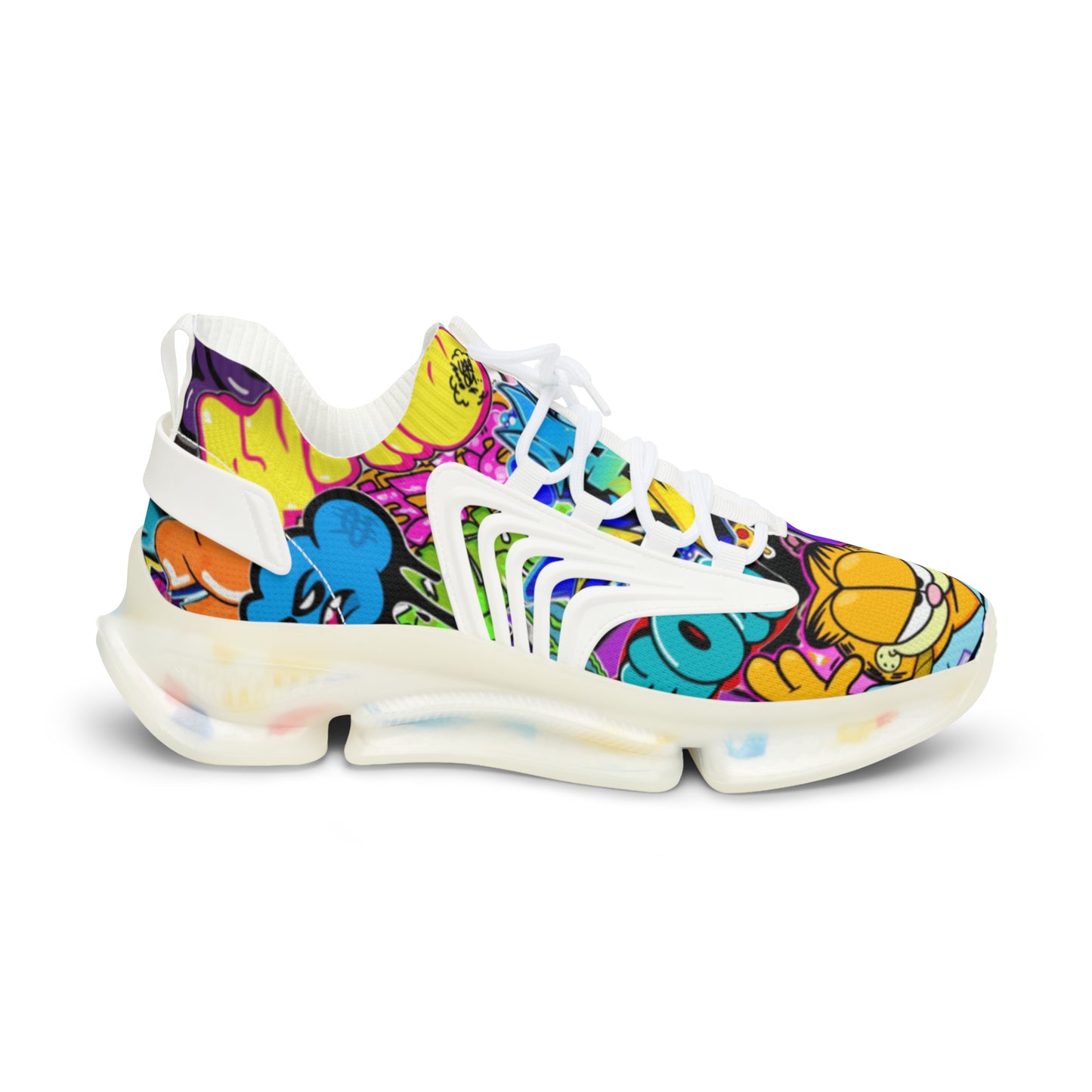 Men's Sneakers - Graffiti Style Shoes for Men