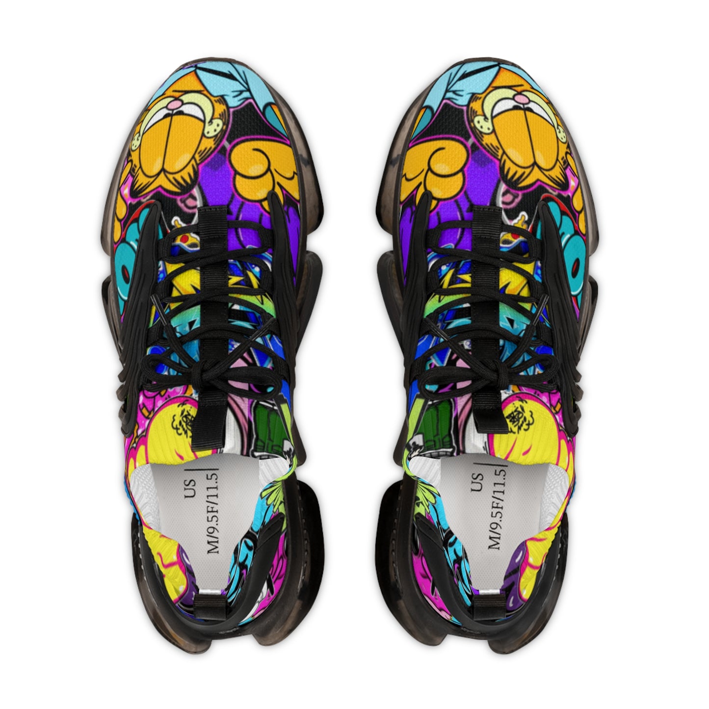 Men's Sneakers - Graffiti Style Shoes for Men