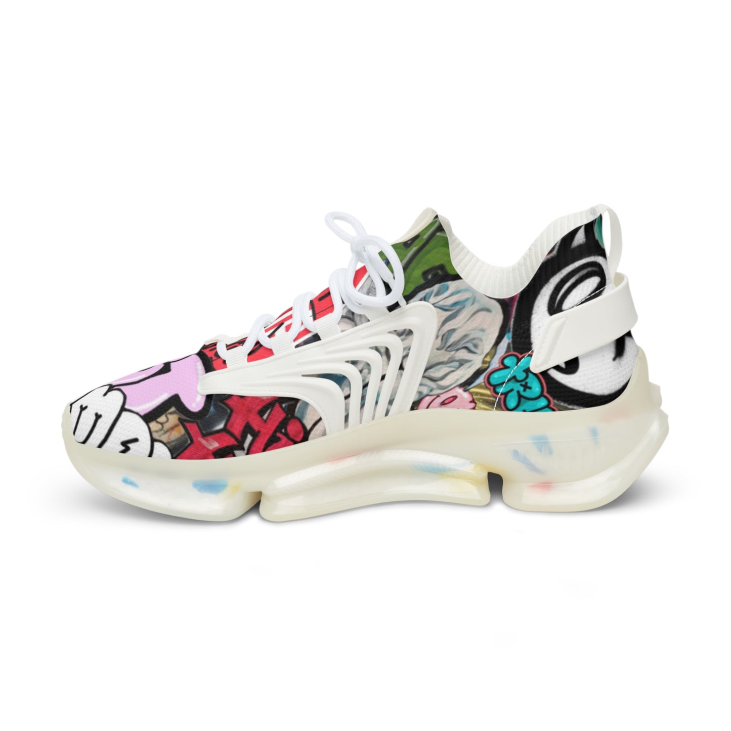 Colorful Men's Mesh Sneakers for Trendy Casual Wear, Street Style Shoes, Athletic Footwear, Unique Gift for Fashion Lovers