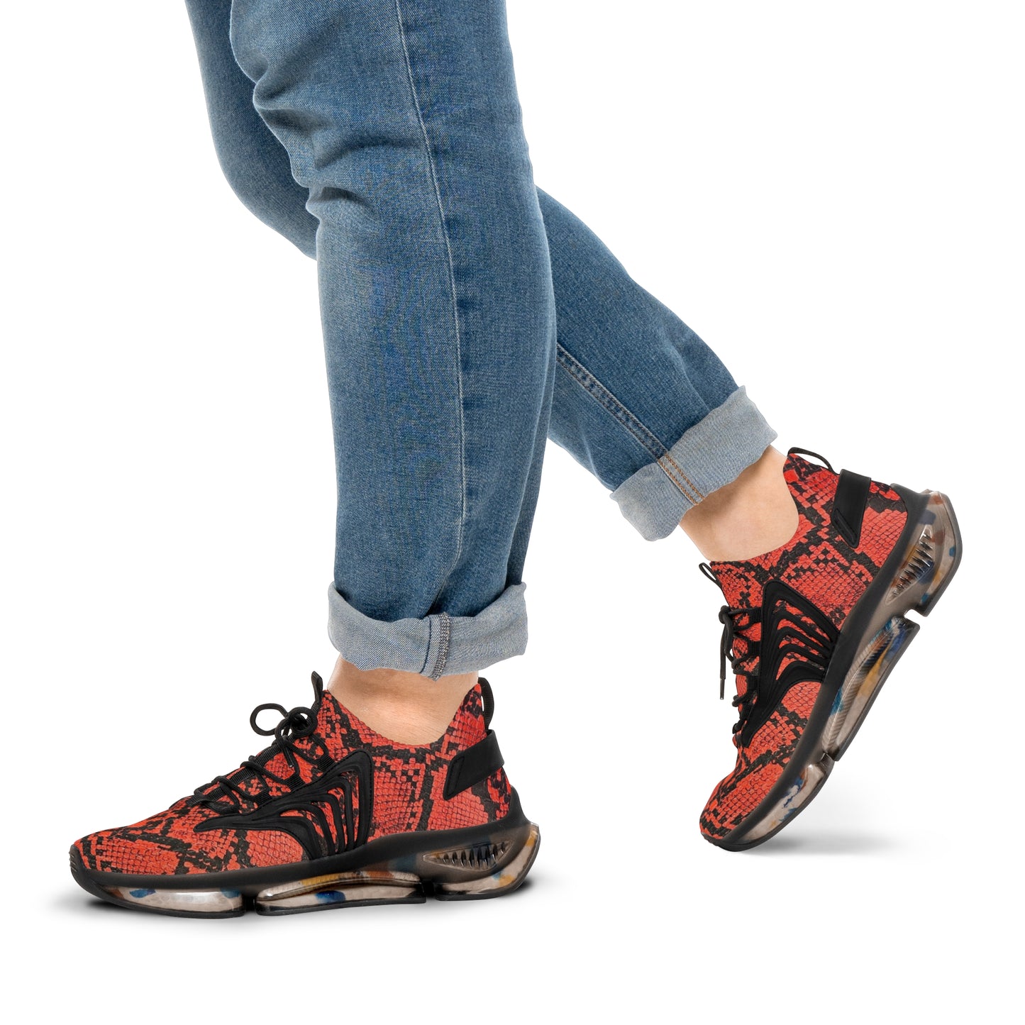 Orange mamba Mesh Sneakers