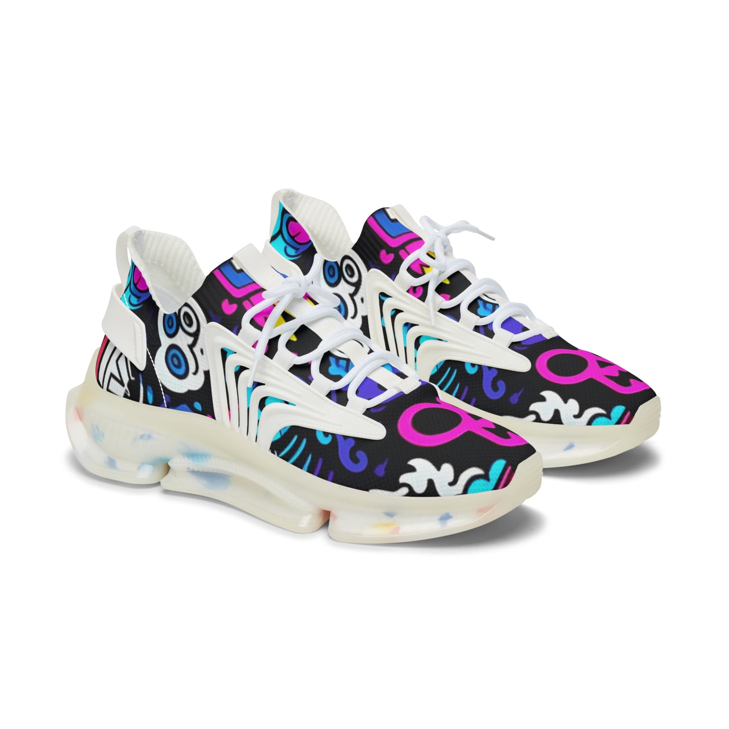 Colorful Women's Mesh Sneakers - Stylish Athletic Shoes, Trendy Footwear, Unique Sneakers, Casual Fashion, Gifts for Her