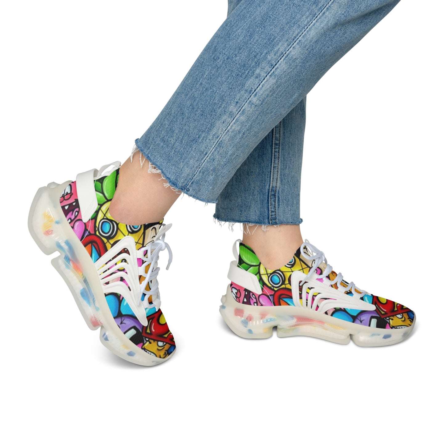 Cartoon Mesh Sneakers