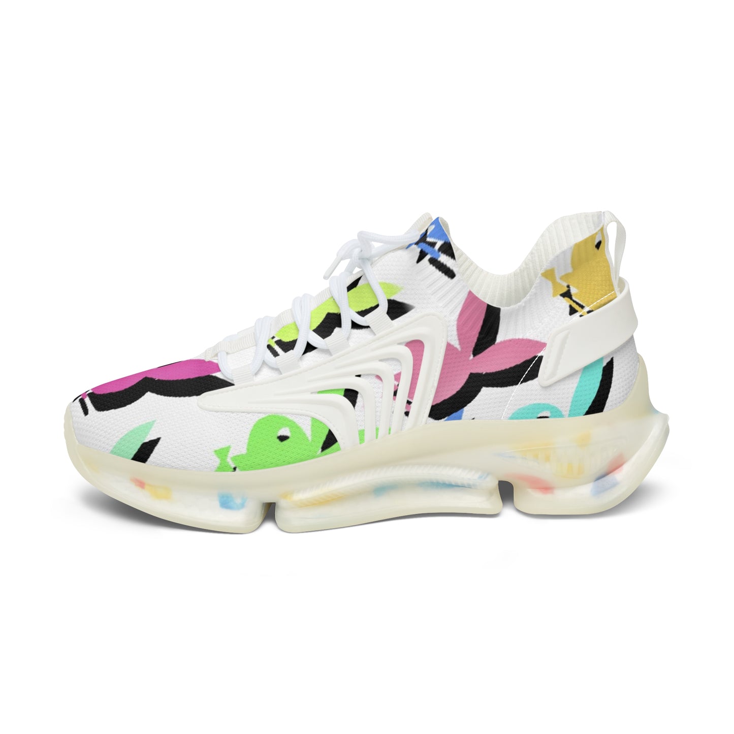 Whimsical Women's Mesh Sneakers - Colorful, Lightweight, Stylish for Daily Wear, Walking, Fitness, Spring, Summer Adventures