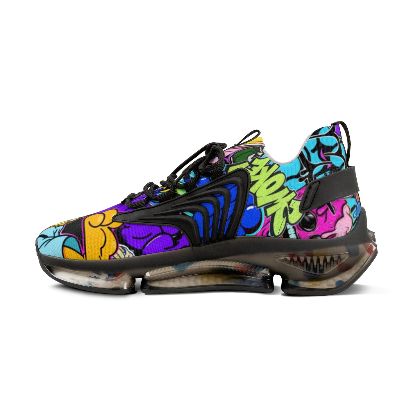Men's Sneakers - Graffiti Style Shoes for Men