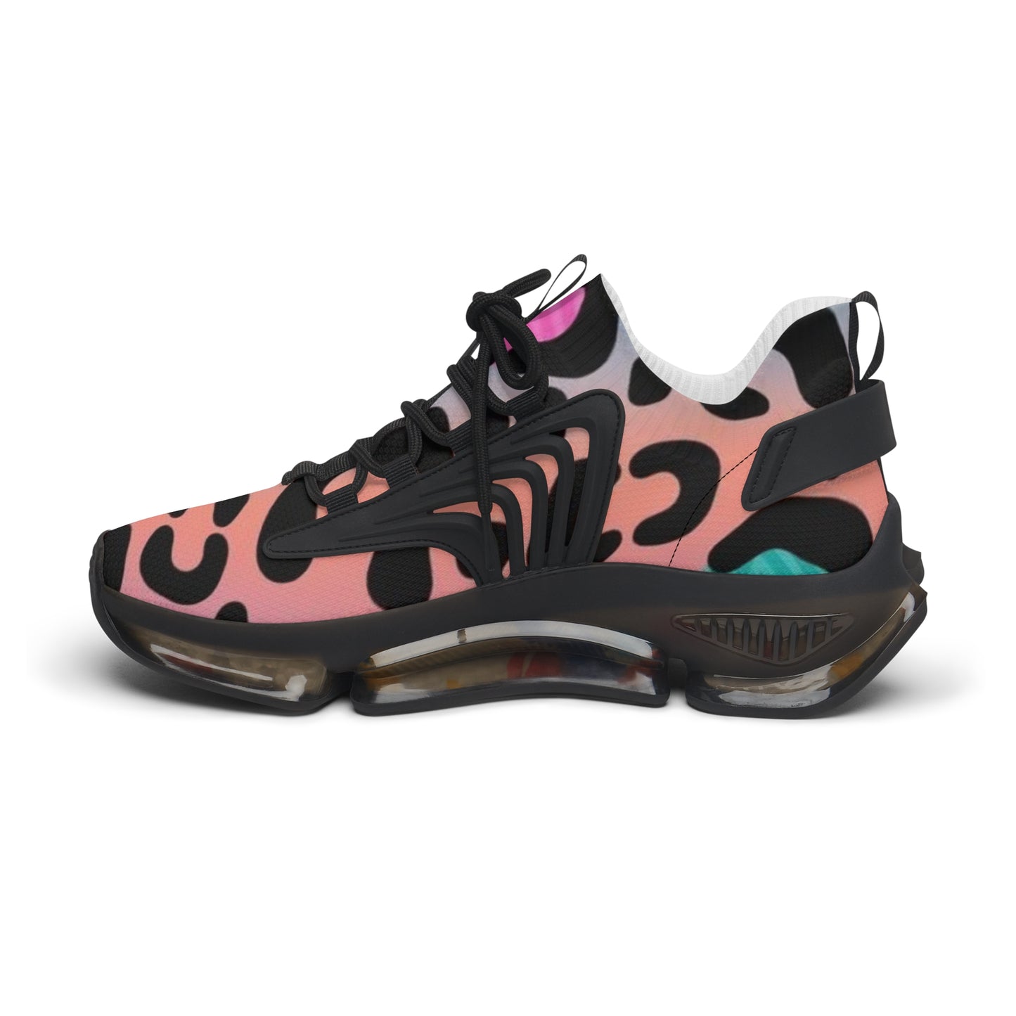 Sneakers - Cheetah Print Women's Mesh Sneakers