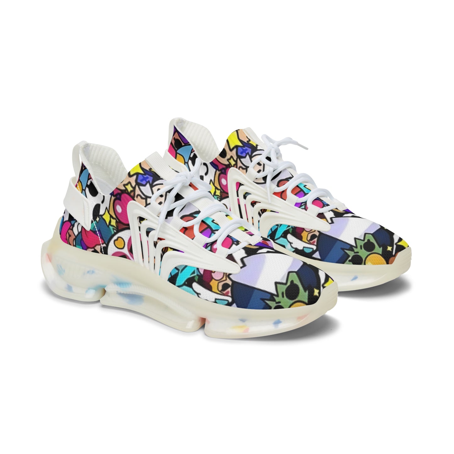 Stylish Women's Mesh Sneakers, Trendy Athletic Shoes for Fashion and Comfort, Colorful Footwear for Casual Outings, Gym, Holidays, Gift Idea