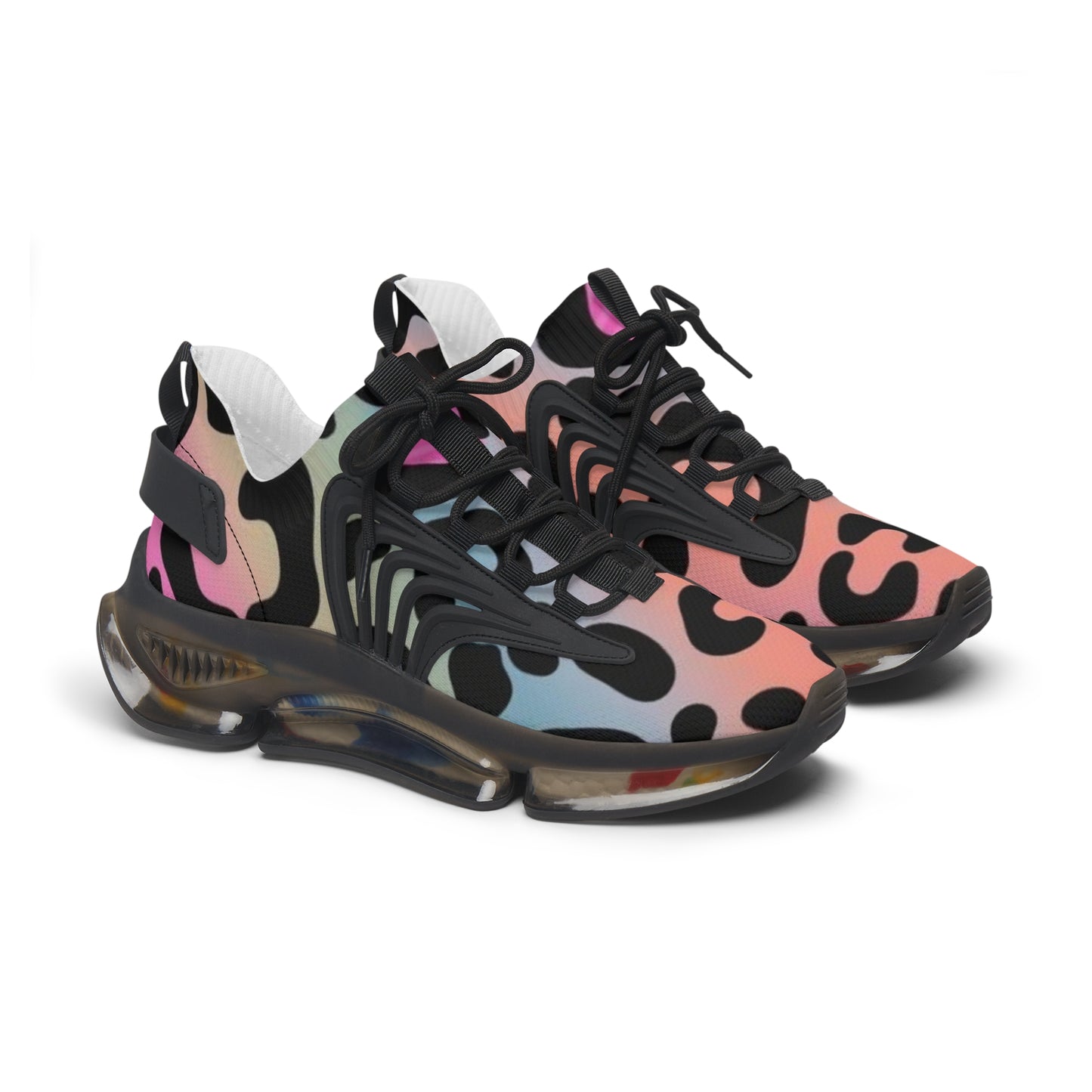 Sneakers - Cheetah Print Women's Mesh Sneakers