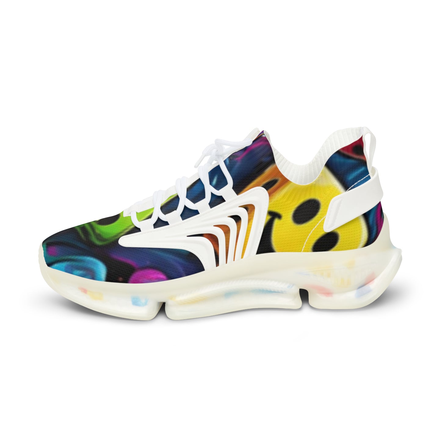 Roll the dice Men's Mesh Sneakers, Trendy Athletic Shoes, Colorful Casual Footwear, Statement Sneakers, Unique Sports Shoes