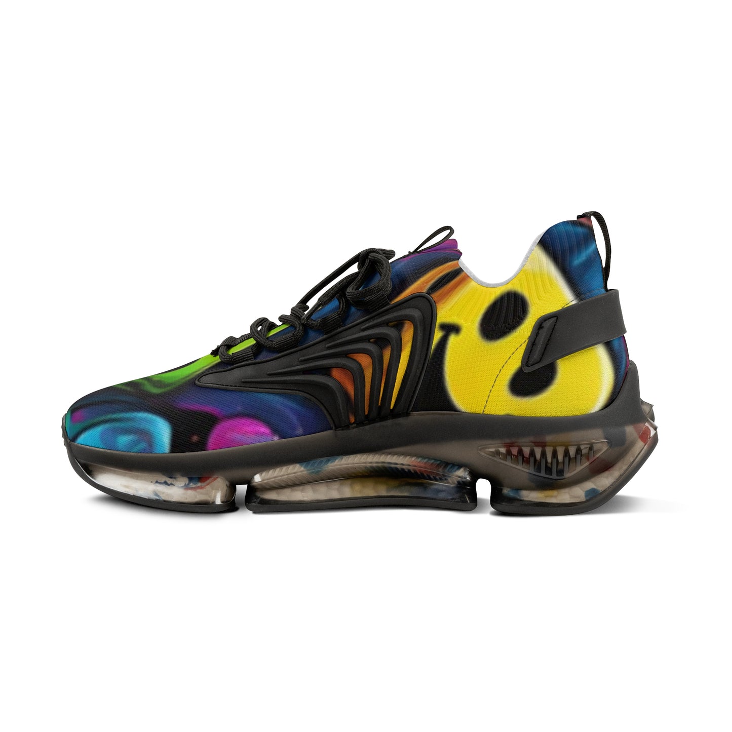 Roll the dice Men's Mesh Sneakers, Trendy Athletic Shoes, Colorful Casual Footwear, Statement Sneakers, Unique Sports Shoes