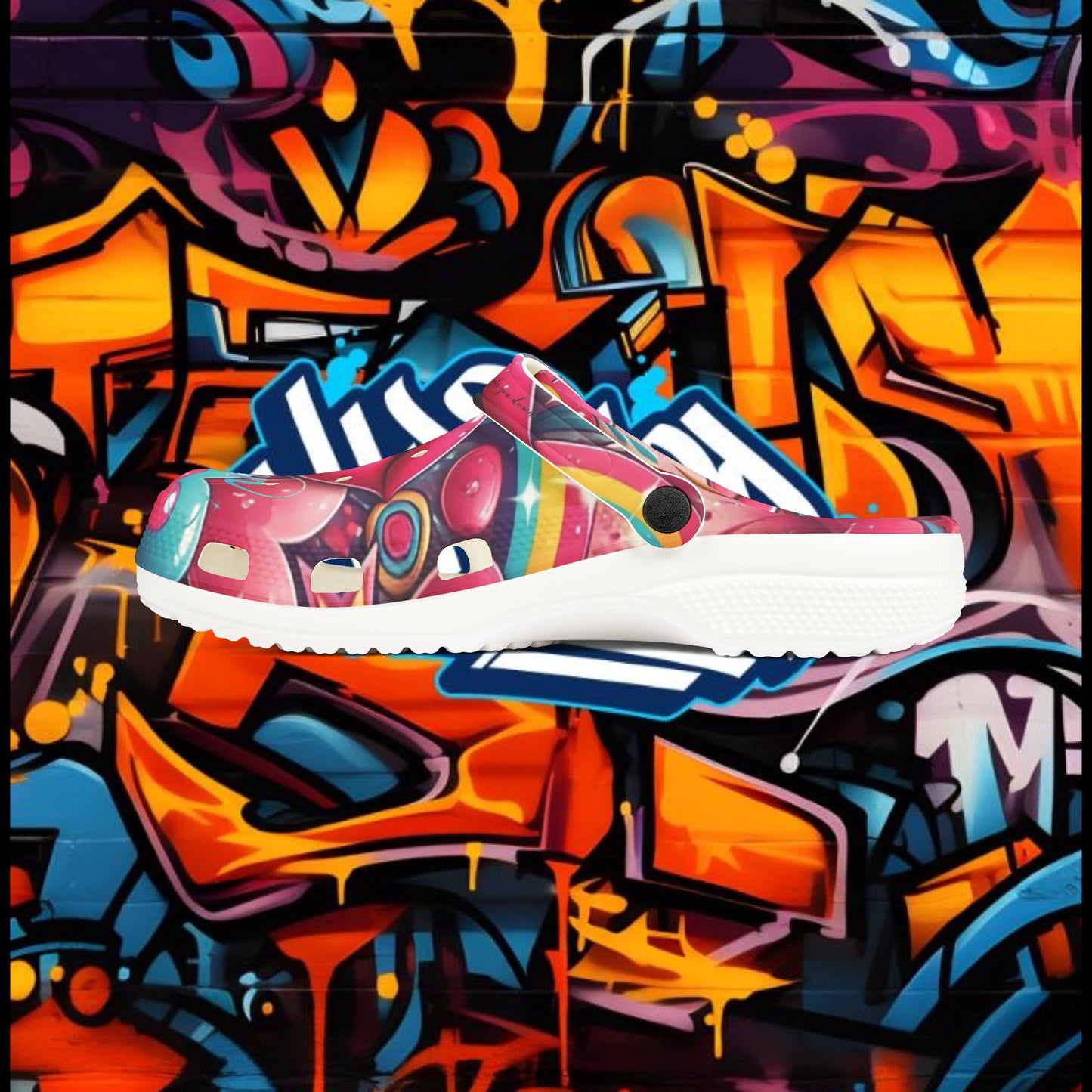 Foam Shoes - Queen with Colorful Design