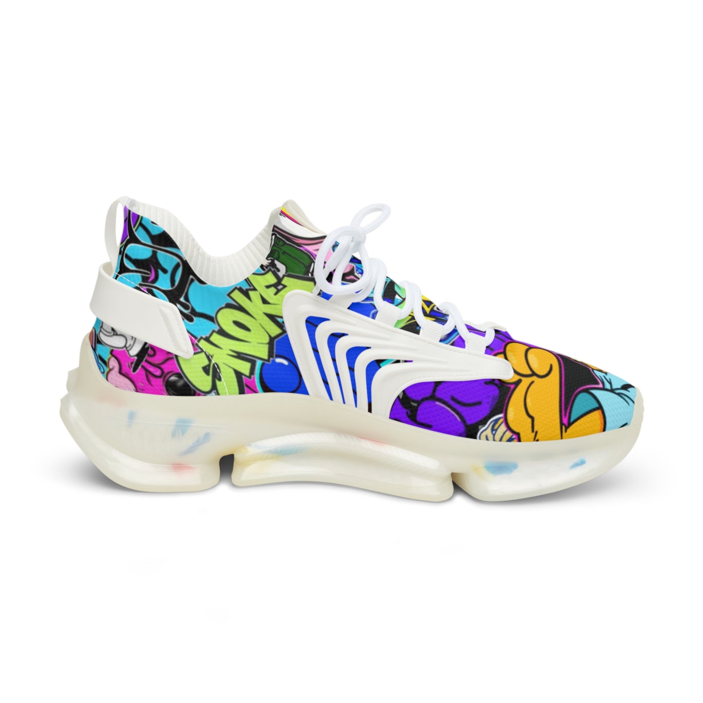 Men's Sneakers - Graffiti Style Shoes for Men