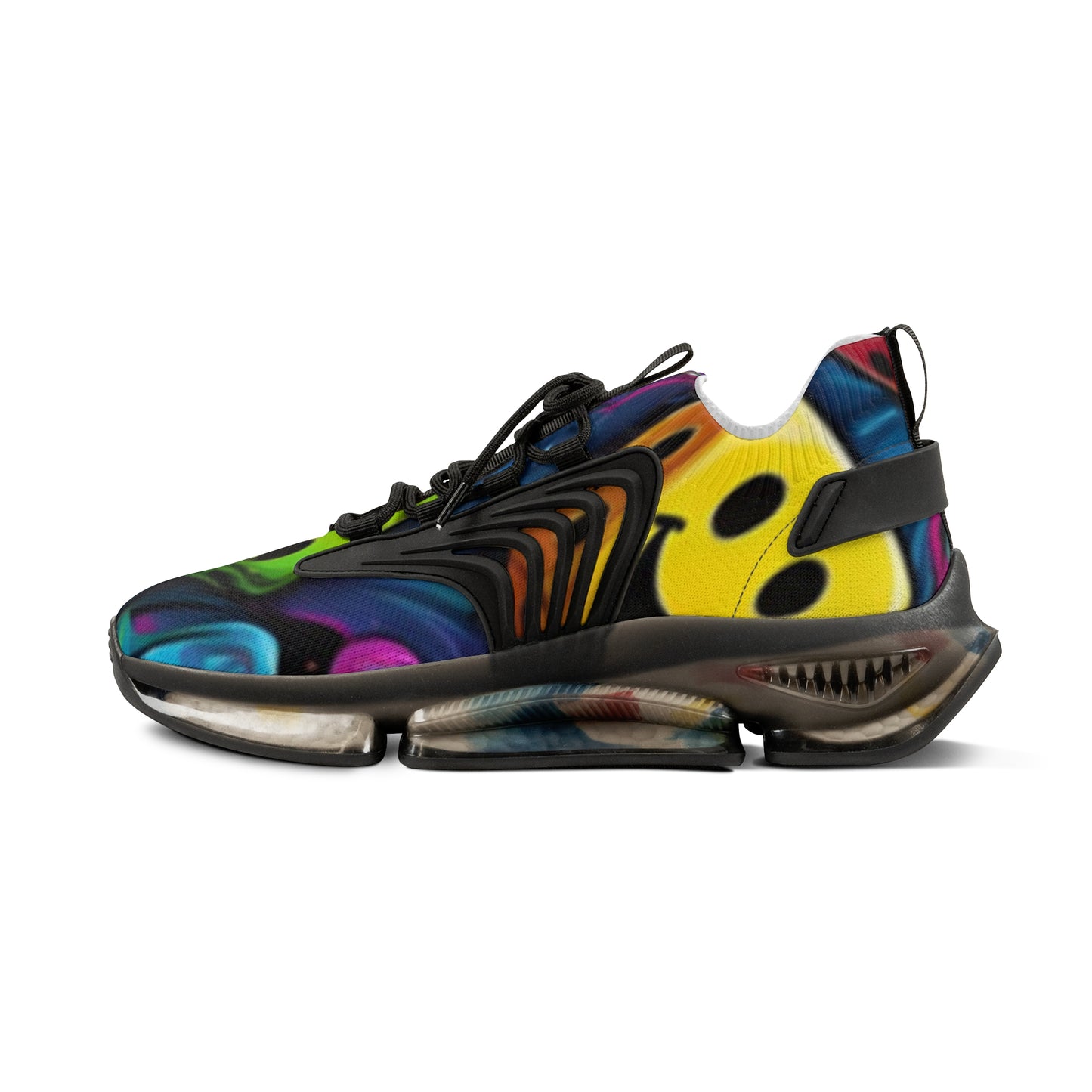Roll the dice Men's Mesh Sneakers, Trendy Athletic Shoes, Colorful Casual Footwear, Statement Sneakers, Unique Sports Shoes