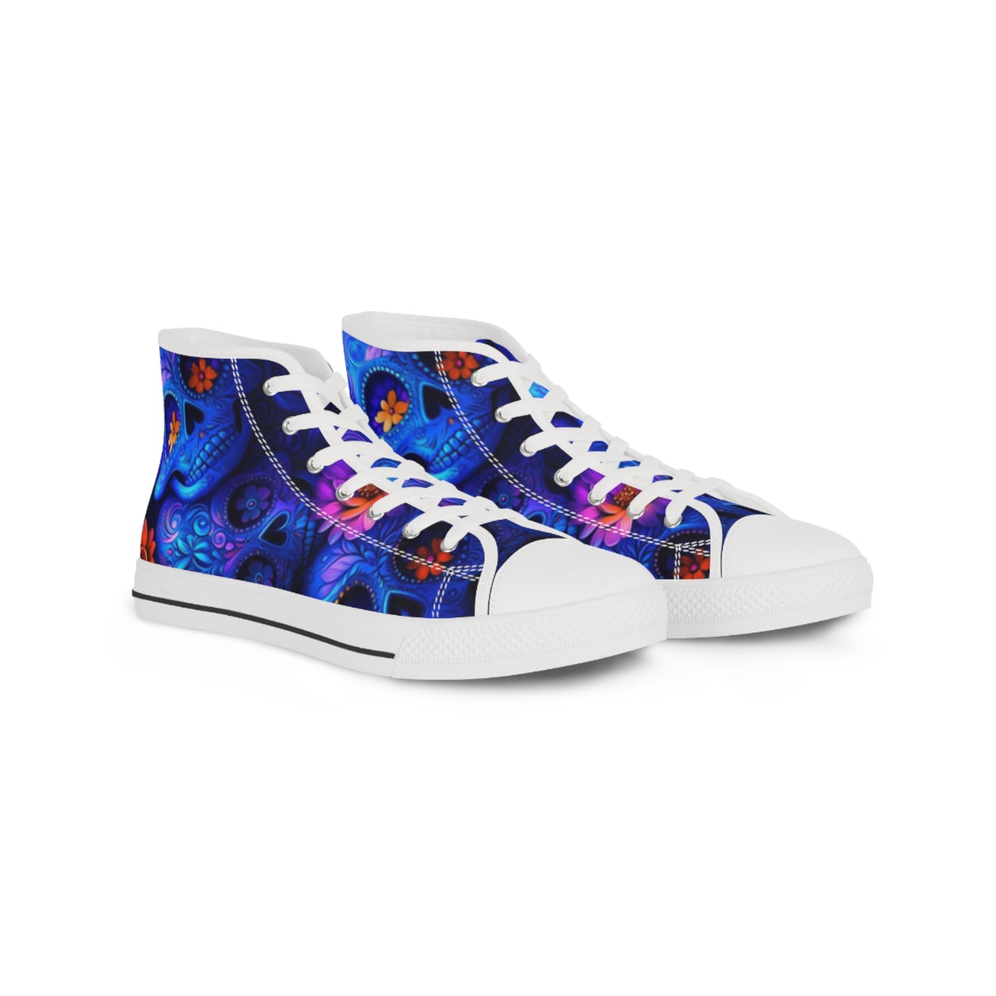 Vibrant High Top Sneakers for Men | Stylish Casual Footwear, Unique Gift for Him, Trendy Streetwear, Festival Shoes, Comfortable Sneakers