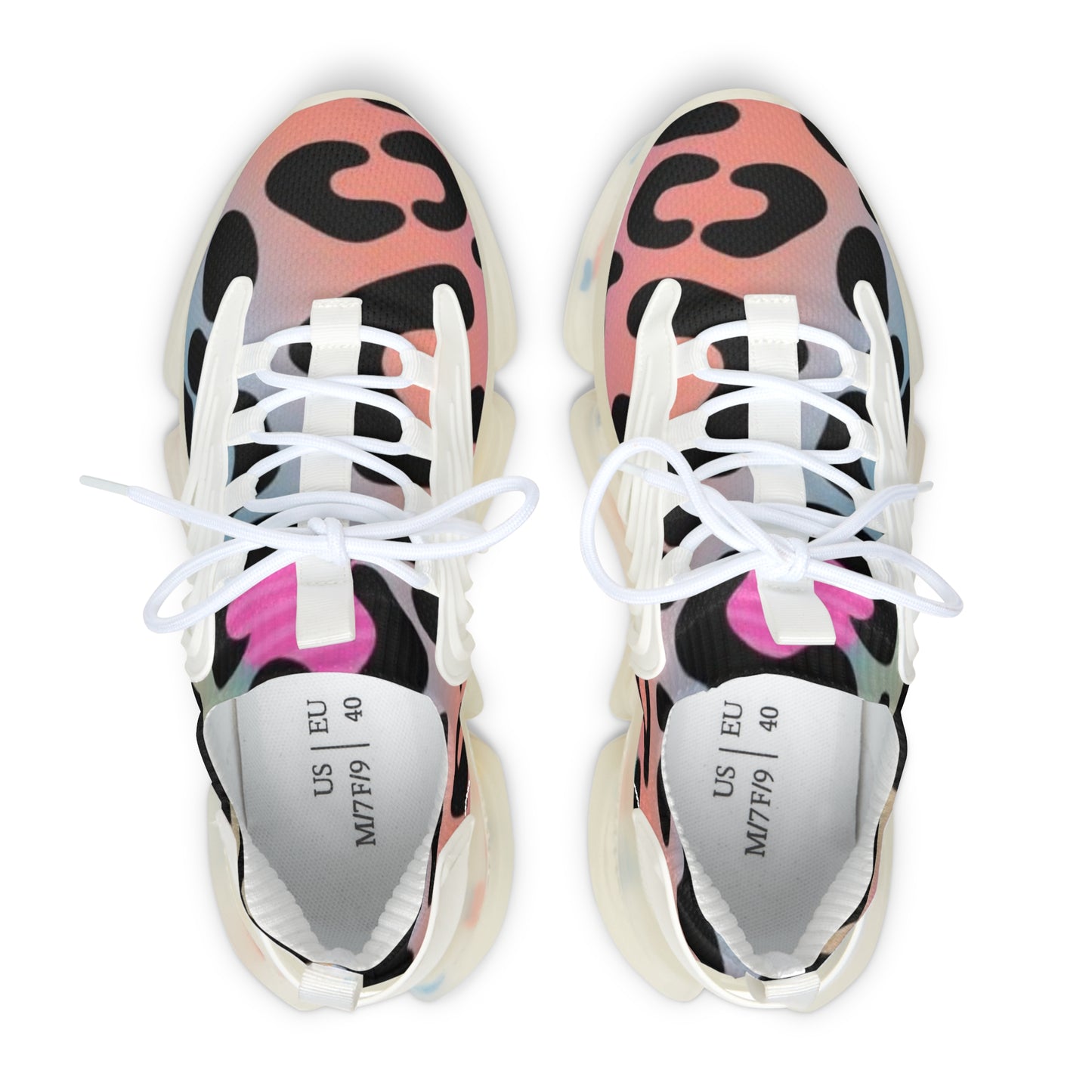 Sneakers - Cheetah Print Women's Mesh Sneakers