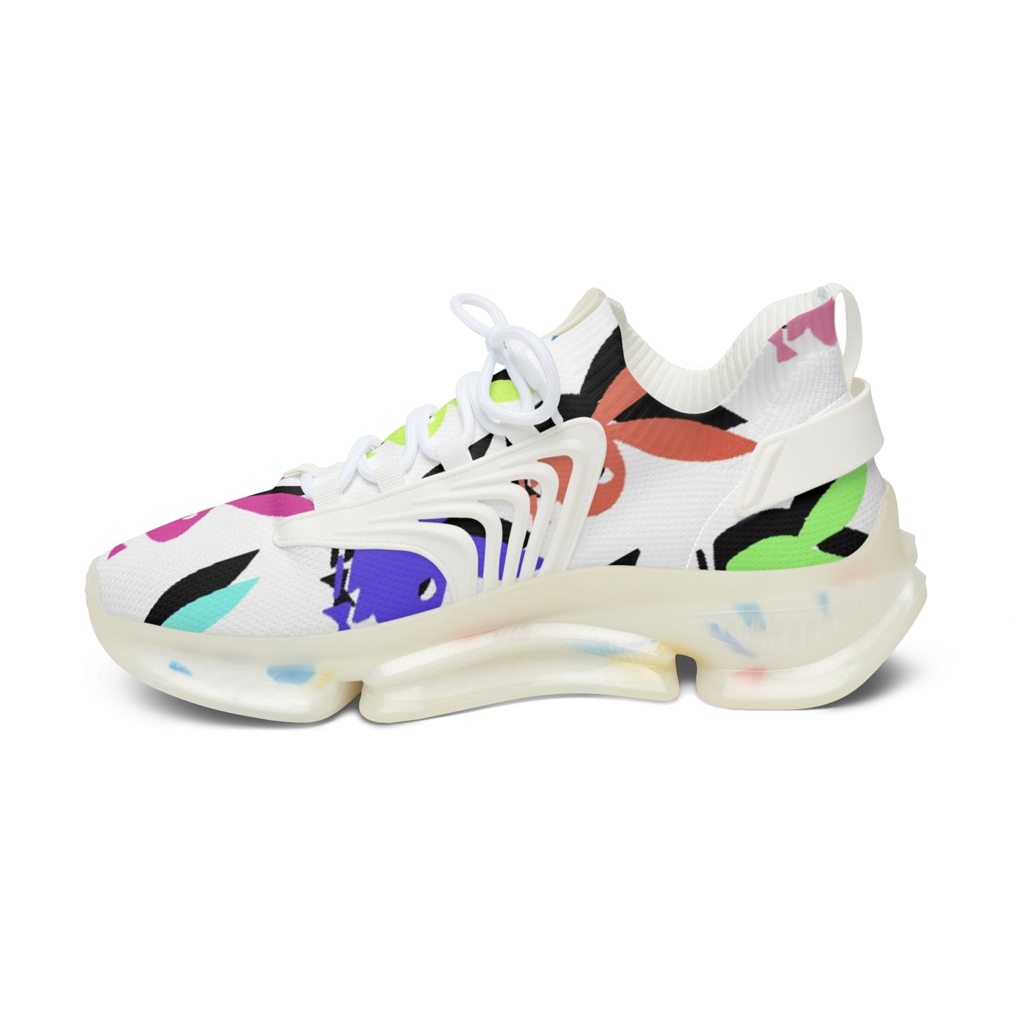 Whimsical Women's Mesh Sneakers - Colorful, Lightweight, Stylish for Daily Wear, Walking, Fitness, Spring, Summer Adventures