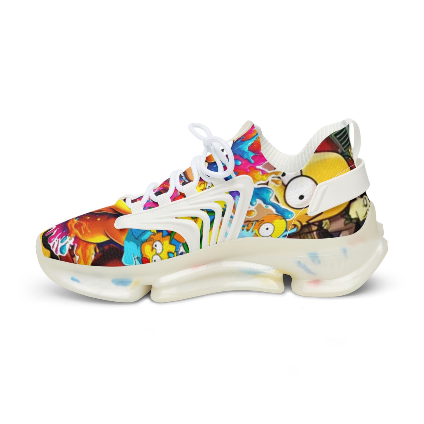 Vibrant Men's Mesh Sneakers - Colorful Sports Shoes, Trendy Footwear, Summer Style, Outdoor Running, Casual Fashion