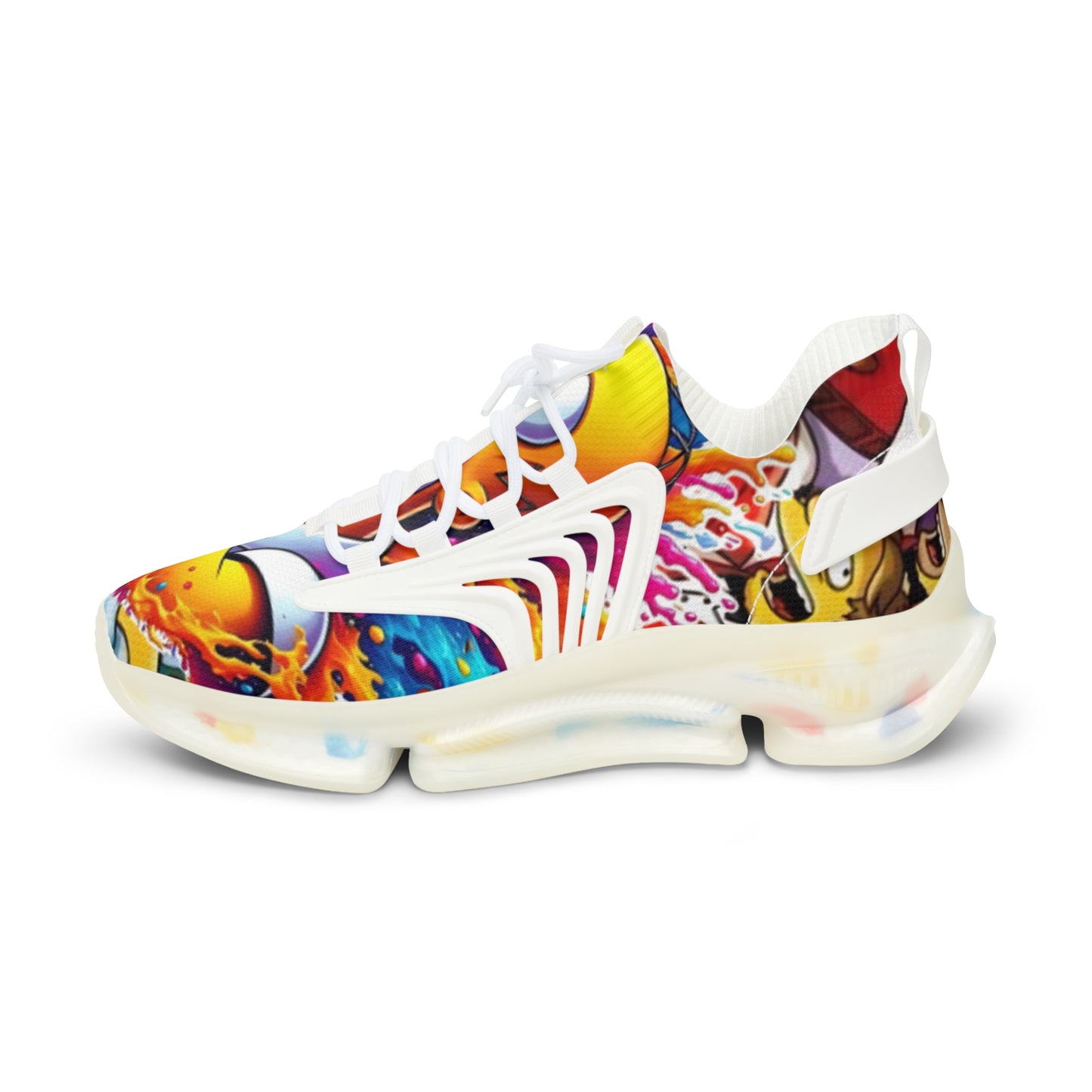Vibrant Men's Mesh Sneakers - Colorful Sports Shoes, Trendy Footwear, Summer Style, Outdoor Running, Casual Fashion