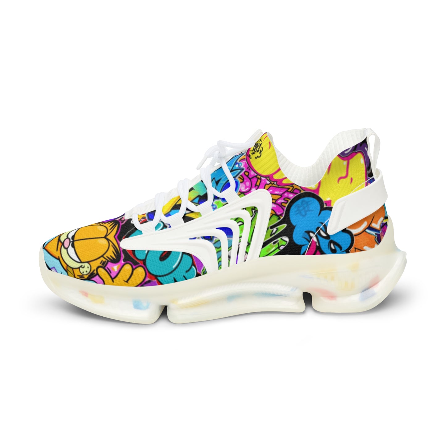 Men's Sneakers - Graffiti Style Shoes for Men