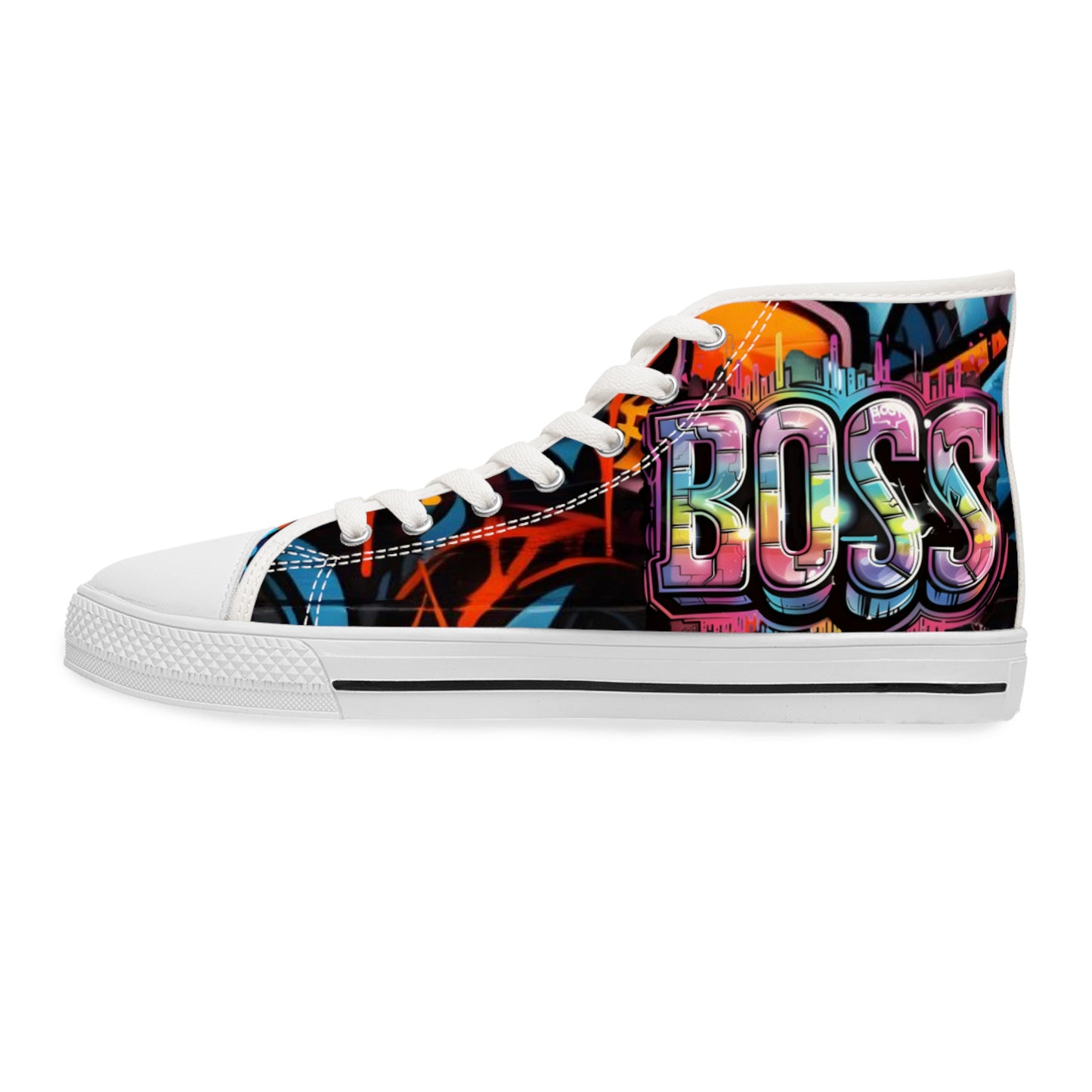 Sneakers Graffiti Boss Female Sk8 High Top