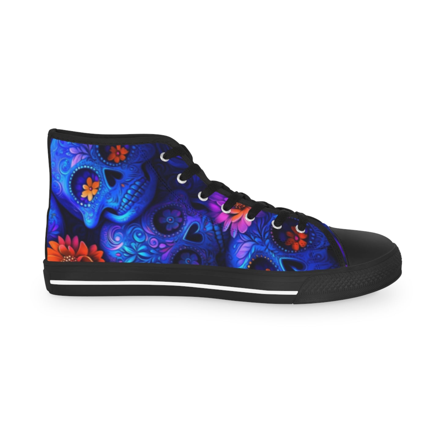 Vibrant High Top Sneakers for Men | Stylish Casual Footwear, Unique Gift for Him, Trendy Streetwear, Festival Shoes, Comfortable Sneakers